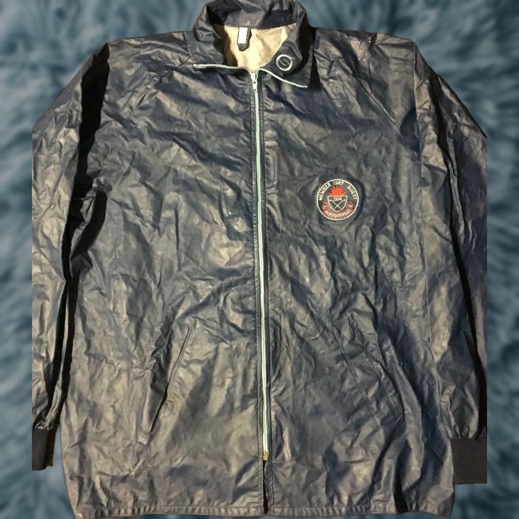PGA Tour VINTAGE Sunderland Albuquerque Golf Tournament Windbreaker Jacket L Men Navy Blue Plaid 80s 90s USA Golf Size US L / EU 52-54 / 3 - 1 Thumbnail