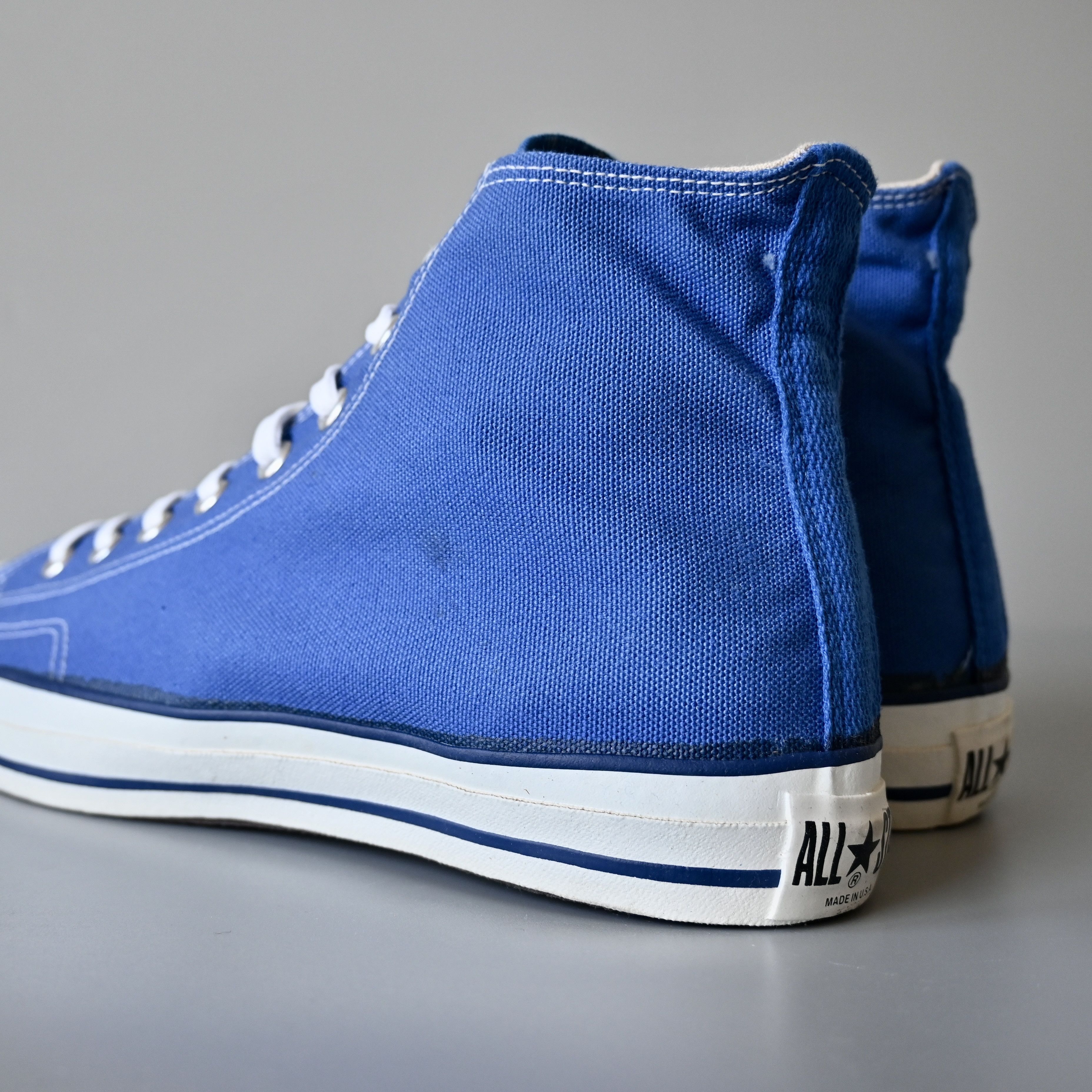 Converse DEADSTOCK, VTG 1980s Converse ALL STAR HI, Chuck Taylor Size US 11.5 / EU 44-45 - 11 Thumbnail