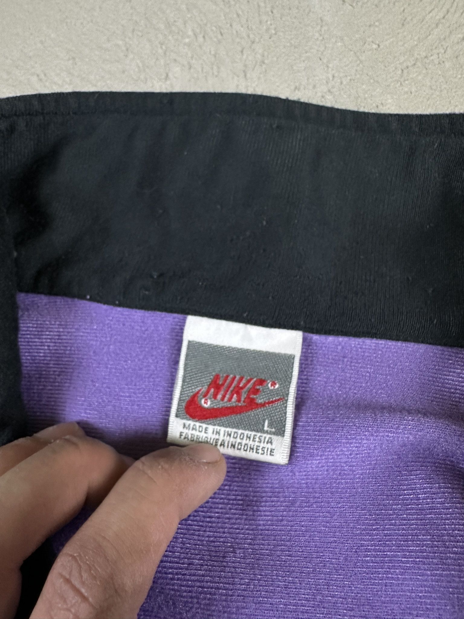 Nike 80s Vintage Nike Zip Spellout Logo Tracksuit Size US L / EU 52-54 / 3 - 10 Thumbnail