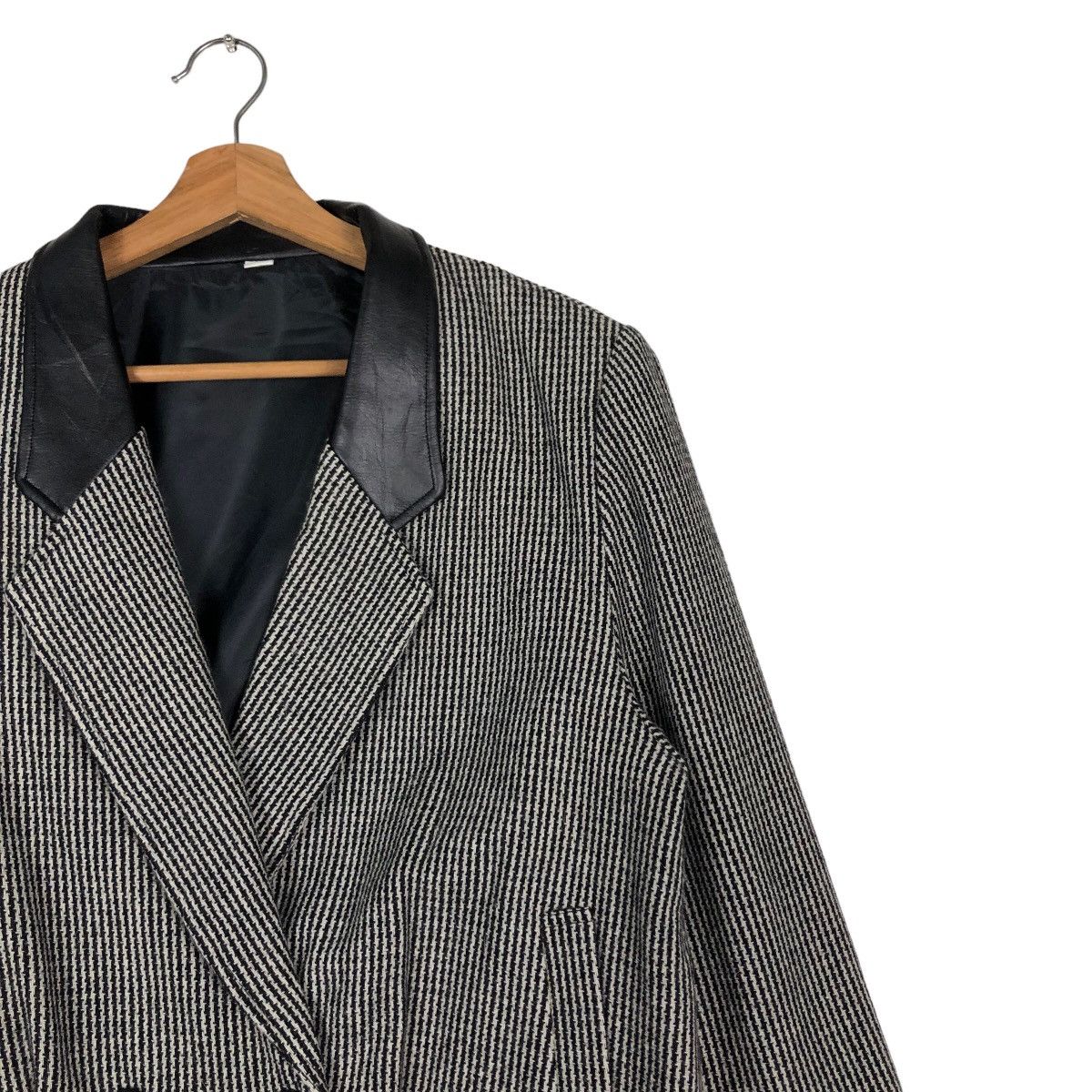Japanese Brand 🔥Vintage Wool Jacket Bomber Herringbone Issey Miyake Japan Size US M / EU 48-50 / 2 - 6 Thumbnail