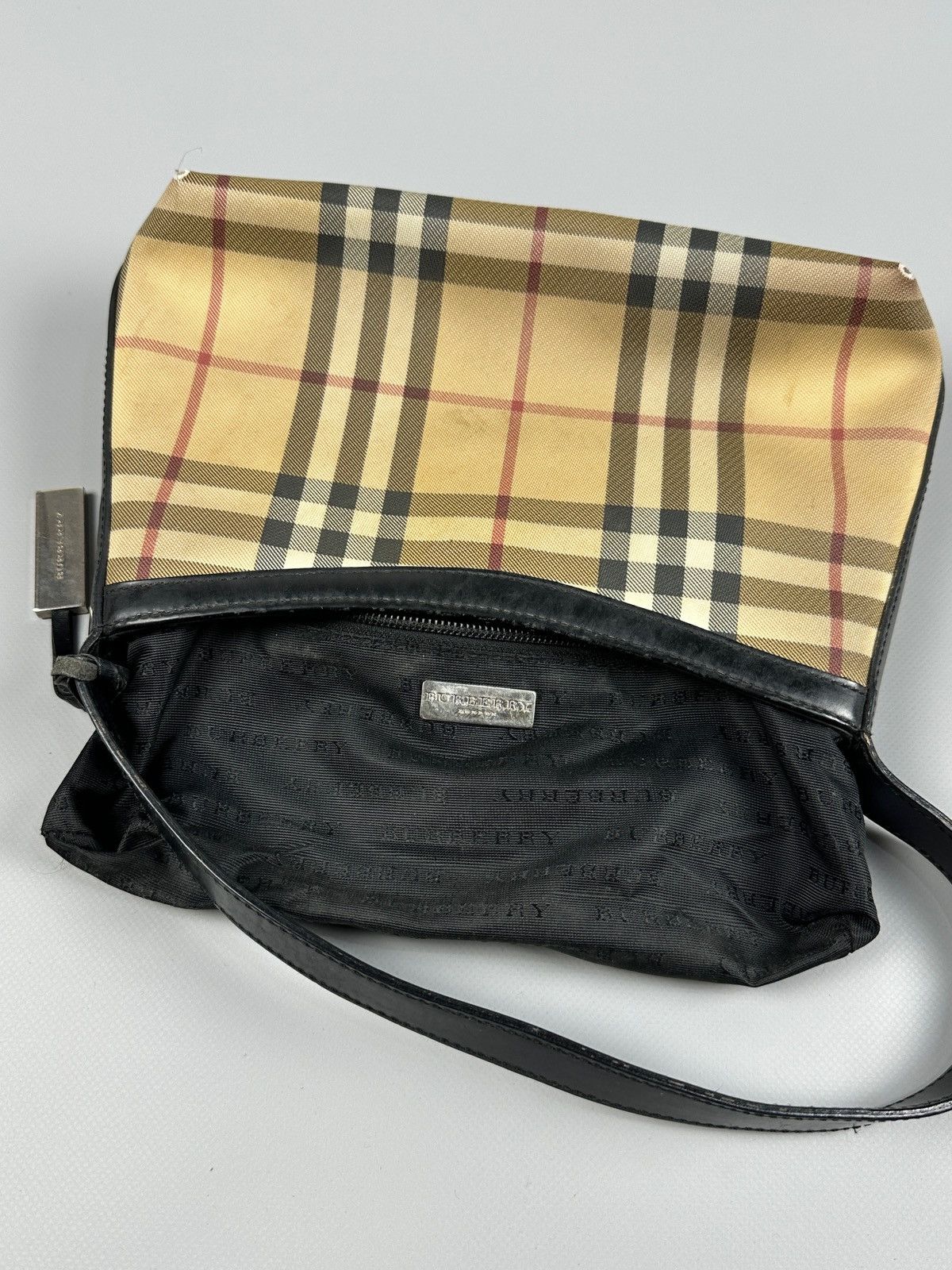 Burberry Vintage Burberry London Nova Check Baguette Shoulder Bag Size ONE SIZE - 21 Thumbnail