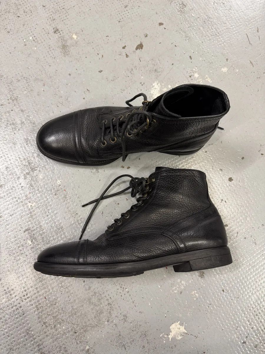 Dolce & Gabbana 2000s Dolce & Gabbana Black Leather Combat Boots Size US 8 / EU 41 - 11 Thumbnail