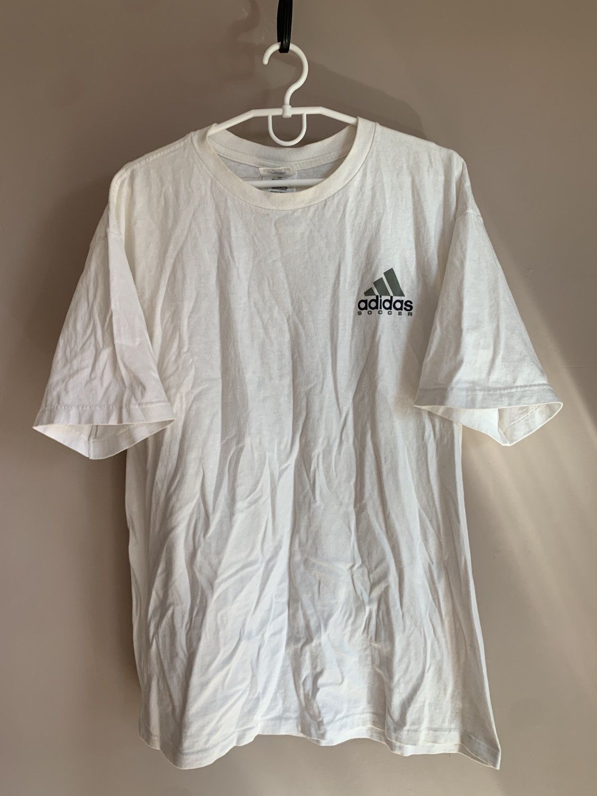 Adidas Adidas Vintage Football T Shirt Soccer Size L Size US L / EU 52-54 / 3 - 2 Thumbnail