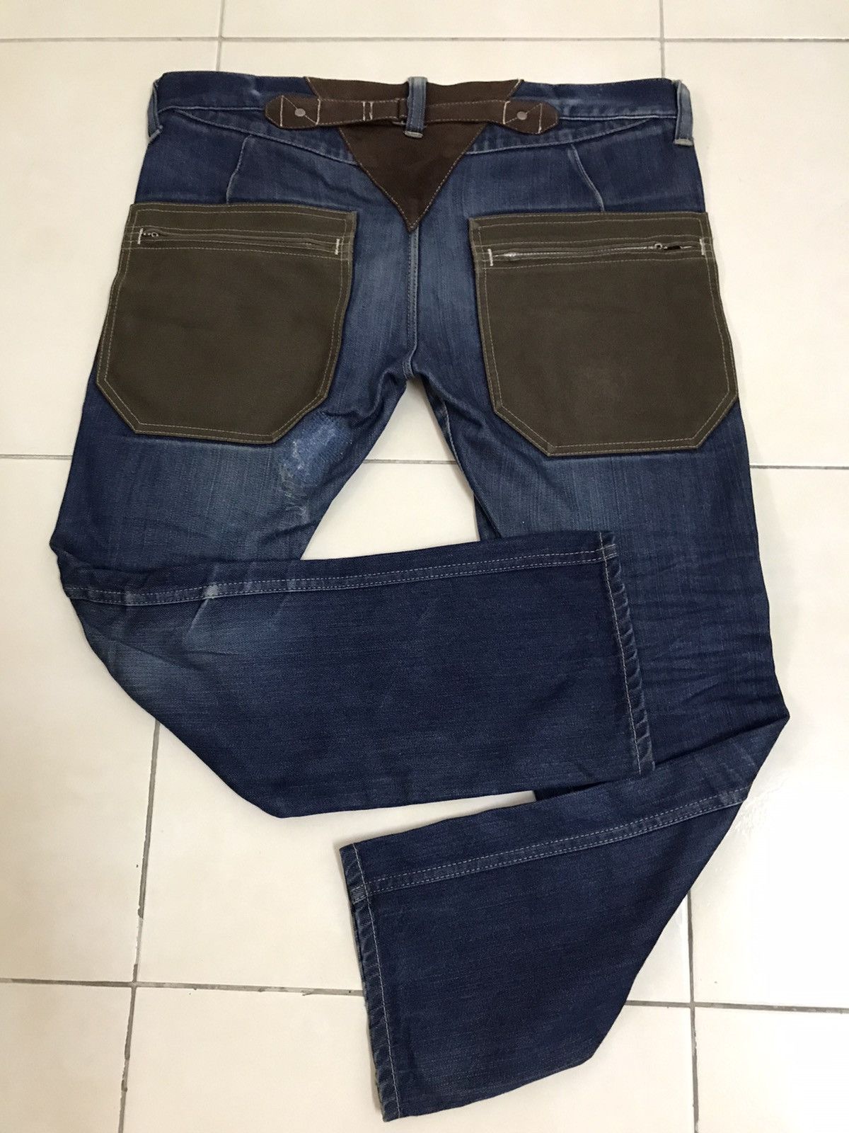 Comme des Garcons × Junya Watanabe Junya Watanabe X Comme des Garcons Distressed Jeans Size US 32 / EU 48 - 10 Thumbnail