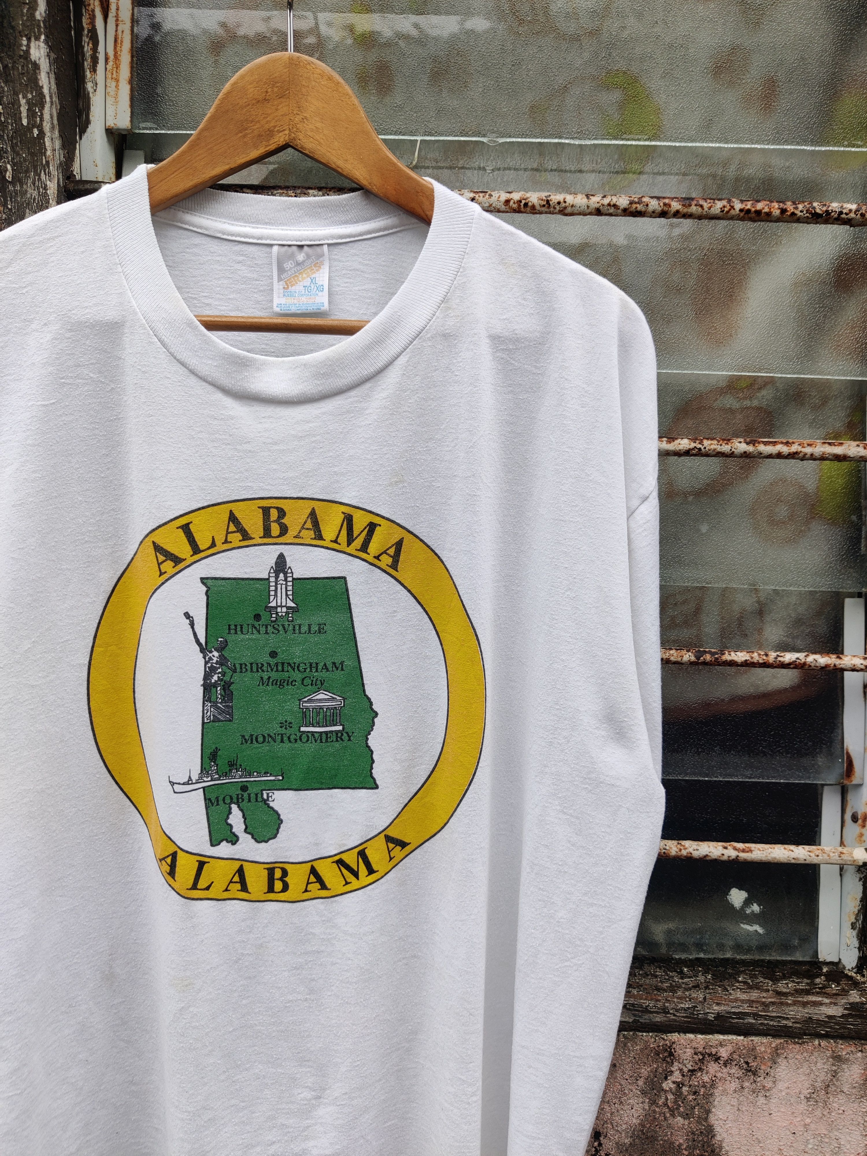 Vintage Vintage Alabama Map Promo Shirt Size US XL / EU 56 / 4 - 3 Thumbnail
