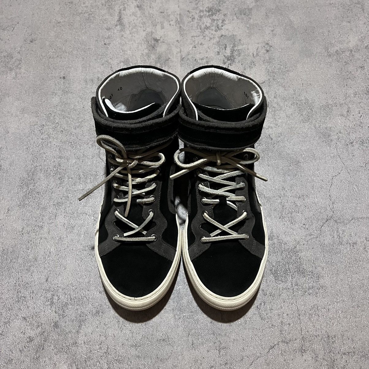 Pierre Hardy 101 Basket Hi Top Suede Sneaker Hedi Slimane