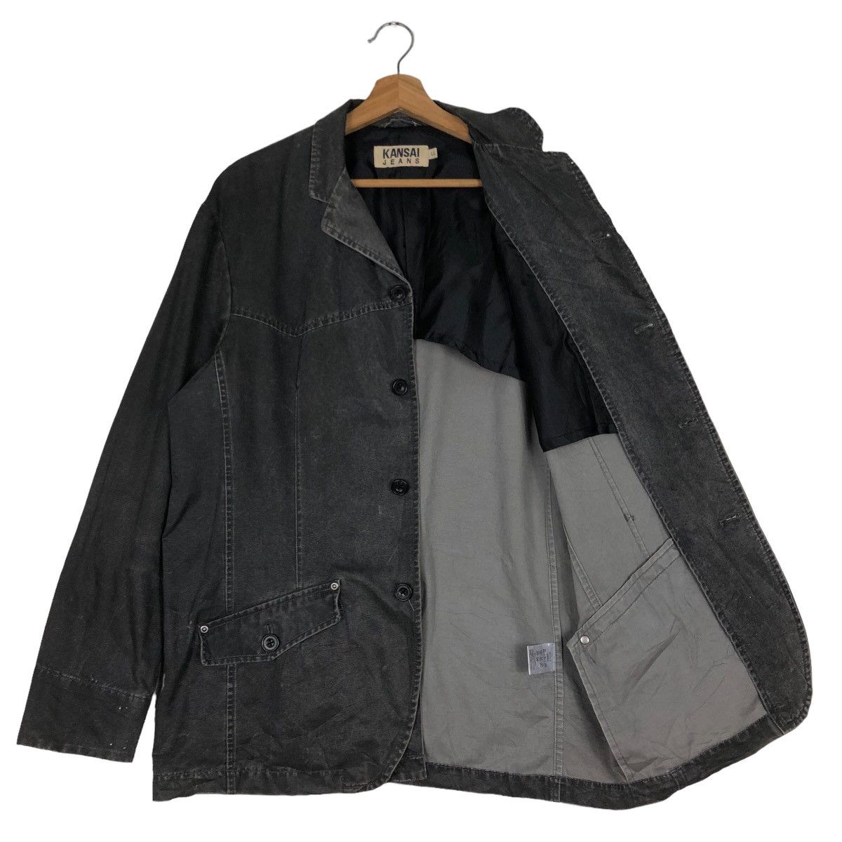 Japanese Brand 🔥90’s Vintage Chore Jacket Worker Kansai Japan Issey Miyake Size US L / EU 52-54 / 3 - 9 Thumbnail