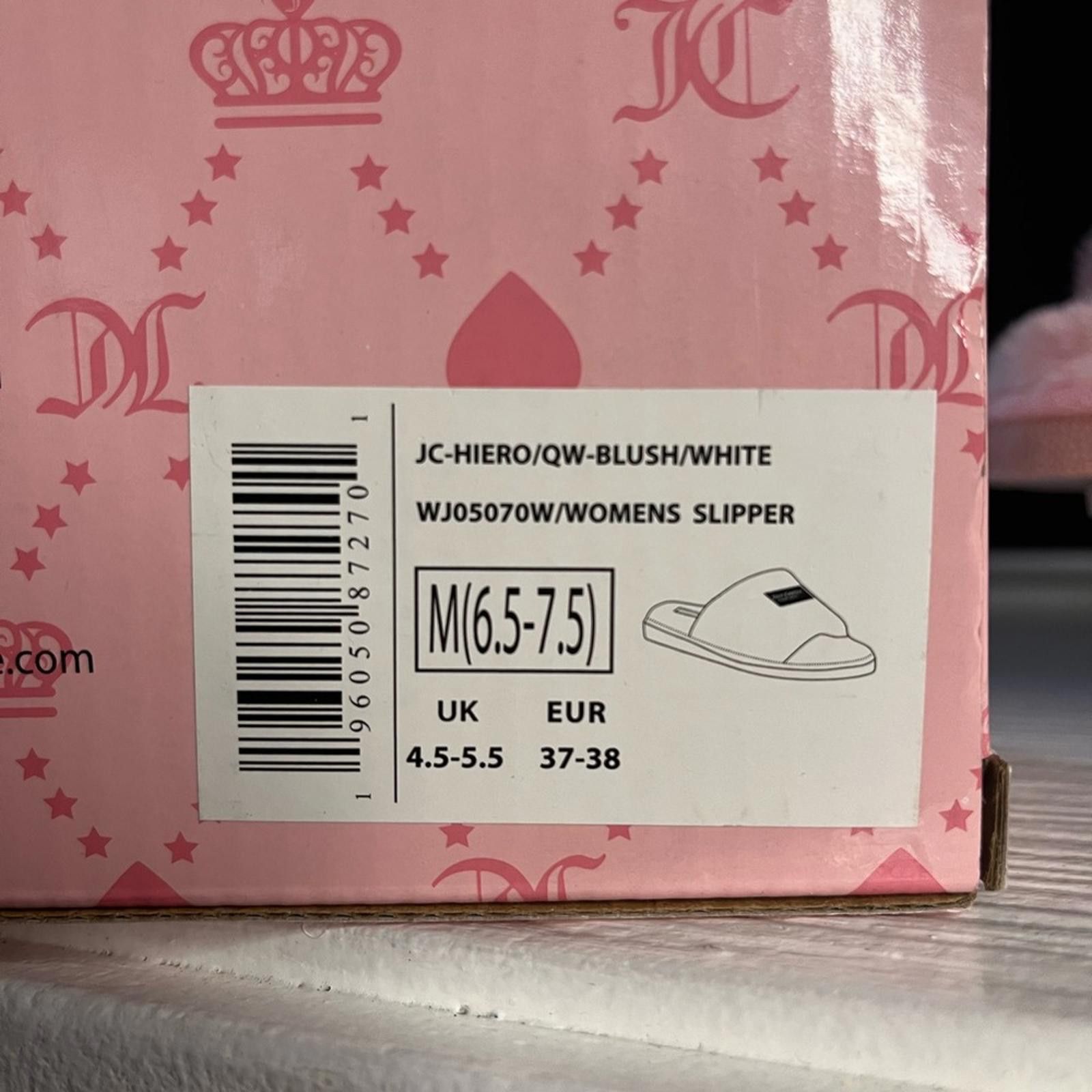 Juicy Couture Jeans Juicy Couture Hero Pink Fuzzy Slippers Slides Sz 6.5-7.5 New Size US 7.5 / IT 37.5 - 7 Thumbnail