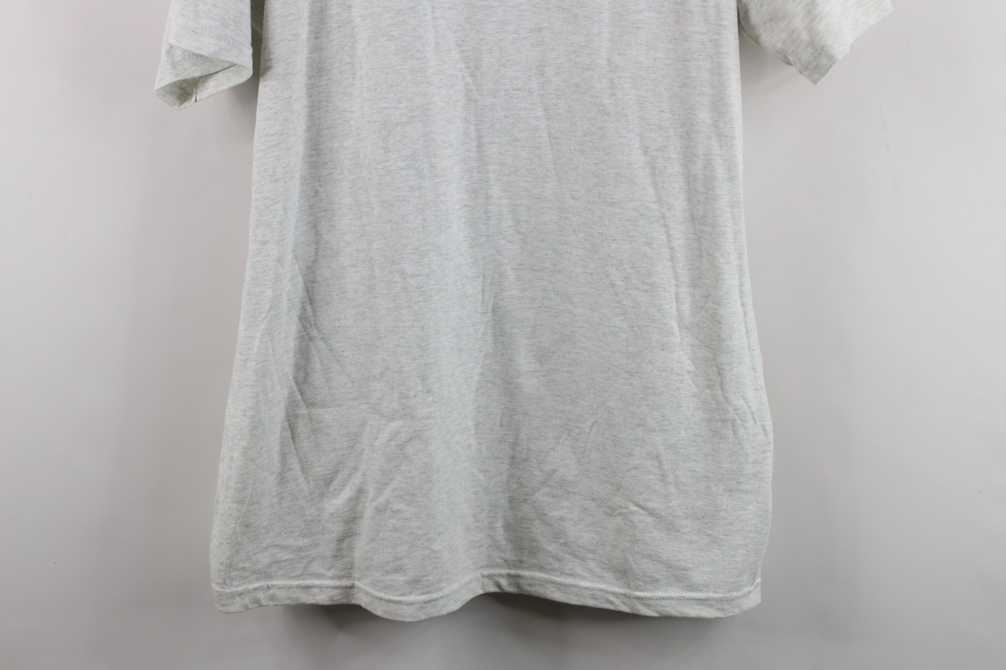 Vintage Vintage 90s Streetwear Heavyweight Cotton T-Shirt Gray Size US L / EU 52-54 / 3 - 3 Thumbnail