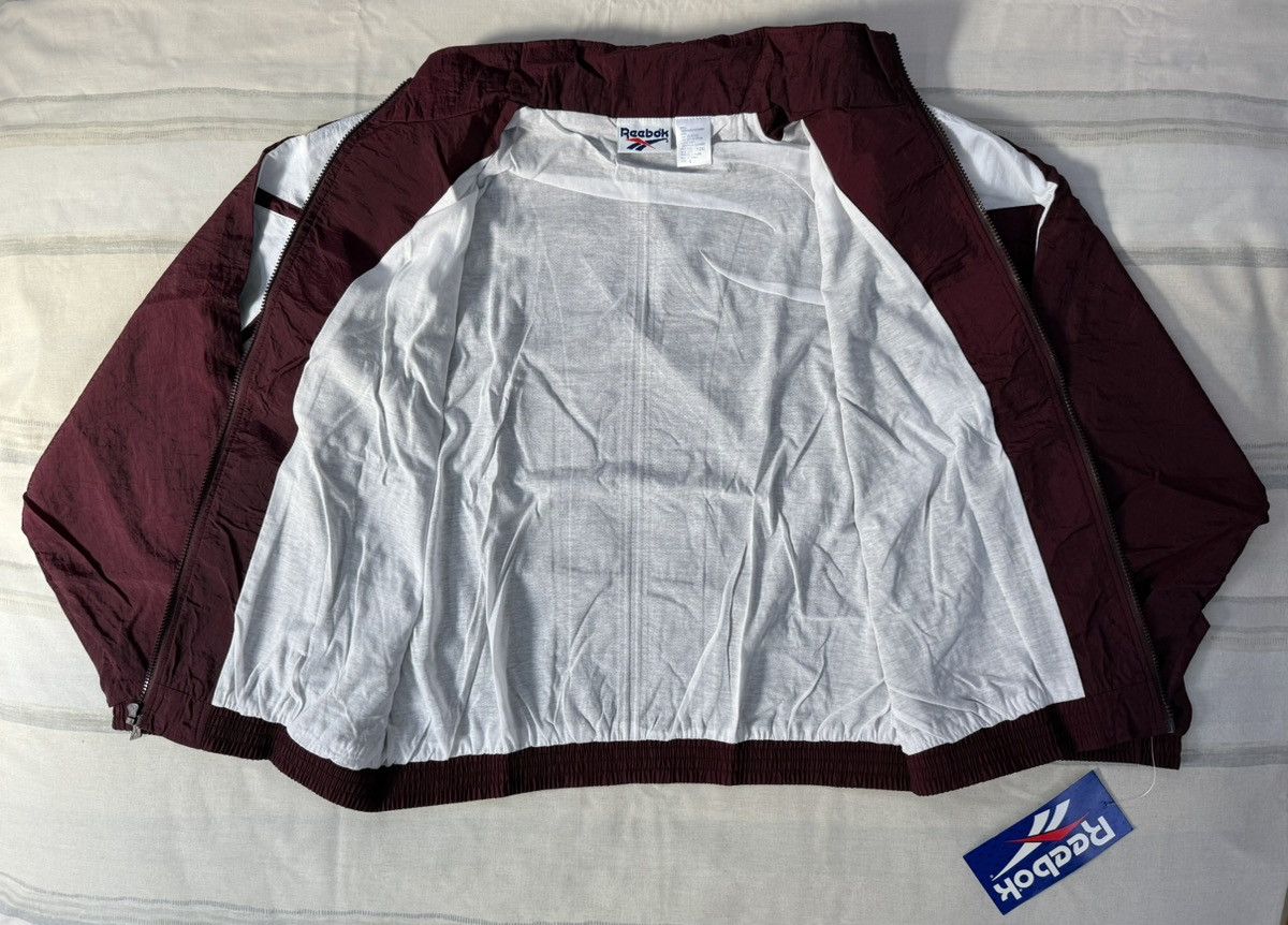 Reebok Vintage 1990s Reebok Warmup Full Tracksuit Maroon Size L Size US L / EU 52-54 / 3 - 6 Thumbnail