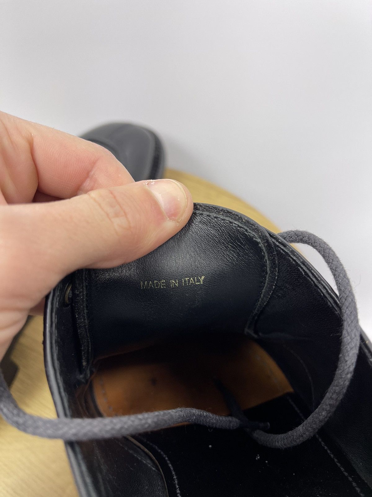 Prada Prada Men's 2EC229 Leather Shoes Size 8 US Black Italy Size US 8 / EU 41 - 9 Thumbnail