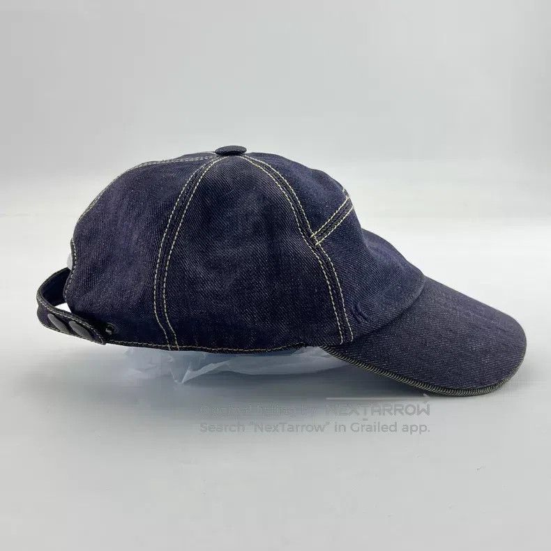 Hermes Hermes size 57 Denim Blue Simple Windproof Adjustable Visor Size ONE SIZE - 4 Thumbnail