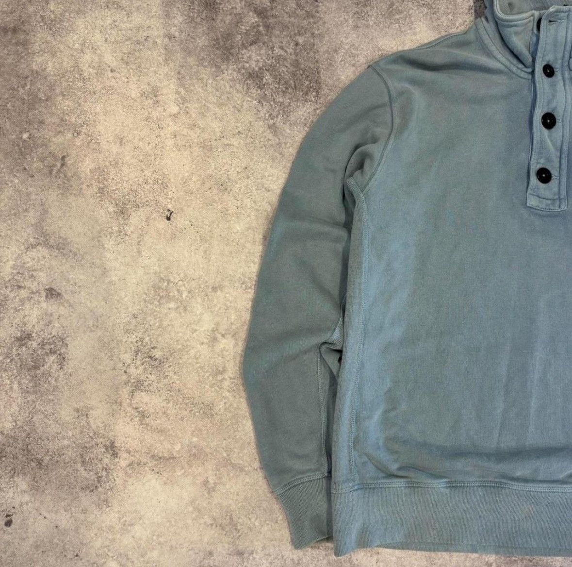 Stone Island Stone island blue quarter-zip jumper Size US M / EU 48-50 / 2 - 2 Thumbnail