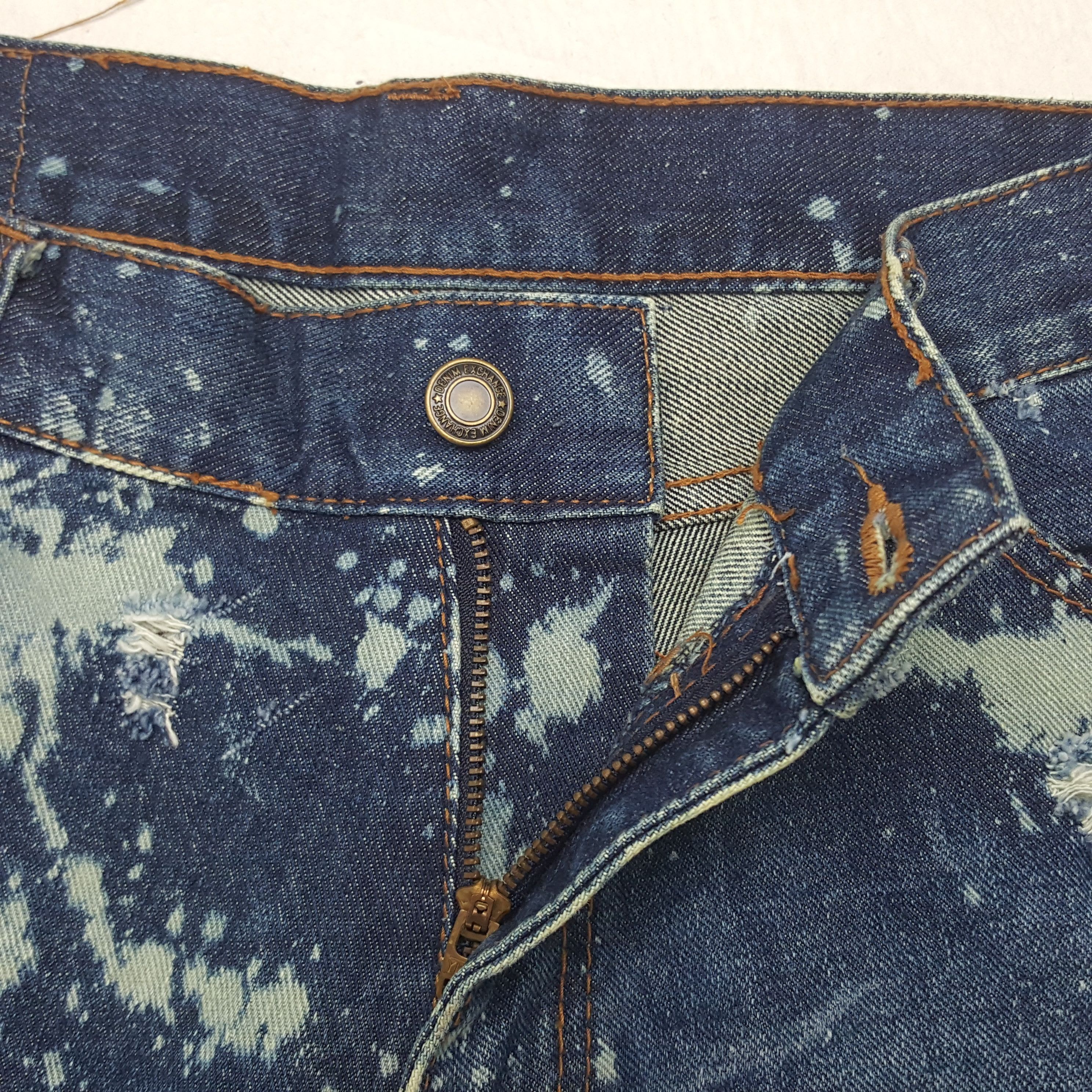 Japanese Brand × Vintage Vintage Japanese Art Acid Wash Distressed Denim Jeans Size US 32 / EU 48 - 12 Thumbnail