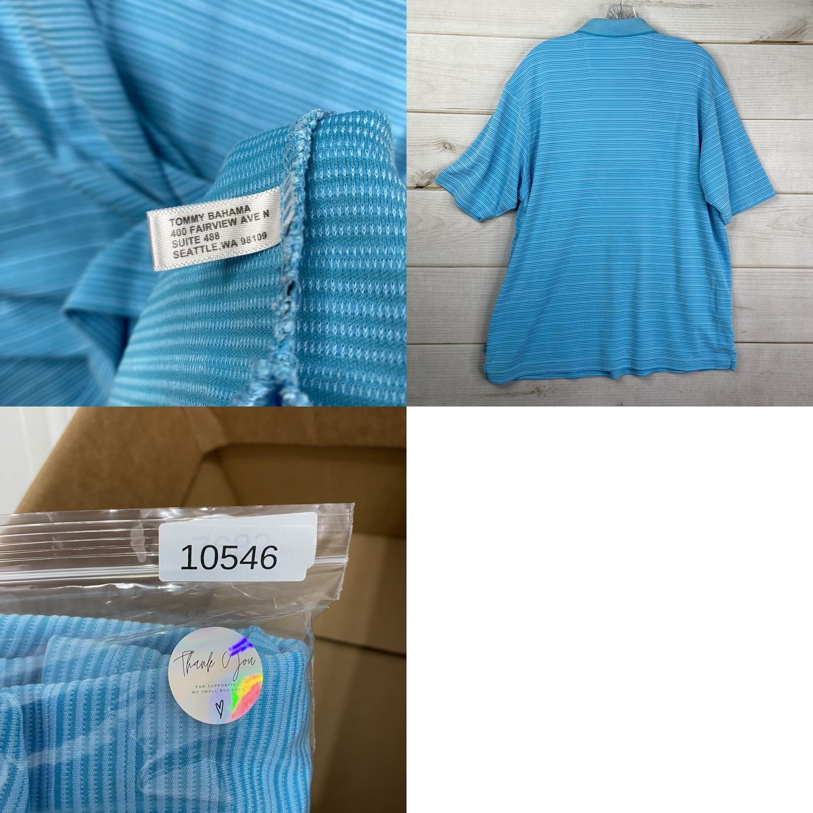 Tommy Bahama Tommy Bahama Shirt Mens Medium Blue Polo Golf Hawaiian 1/4 Button Up Camp Beach Shirt Size US M / EU 48-50 / 2 - 8 Thumbnail