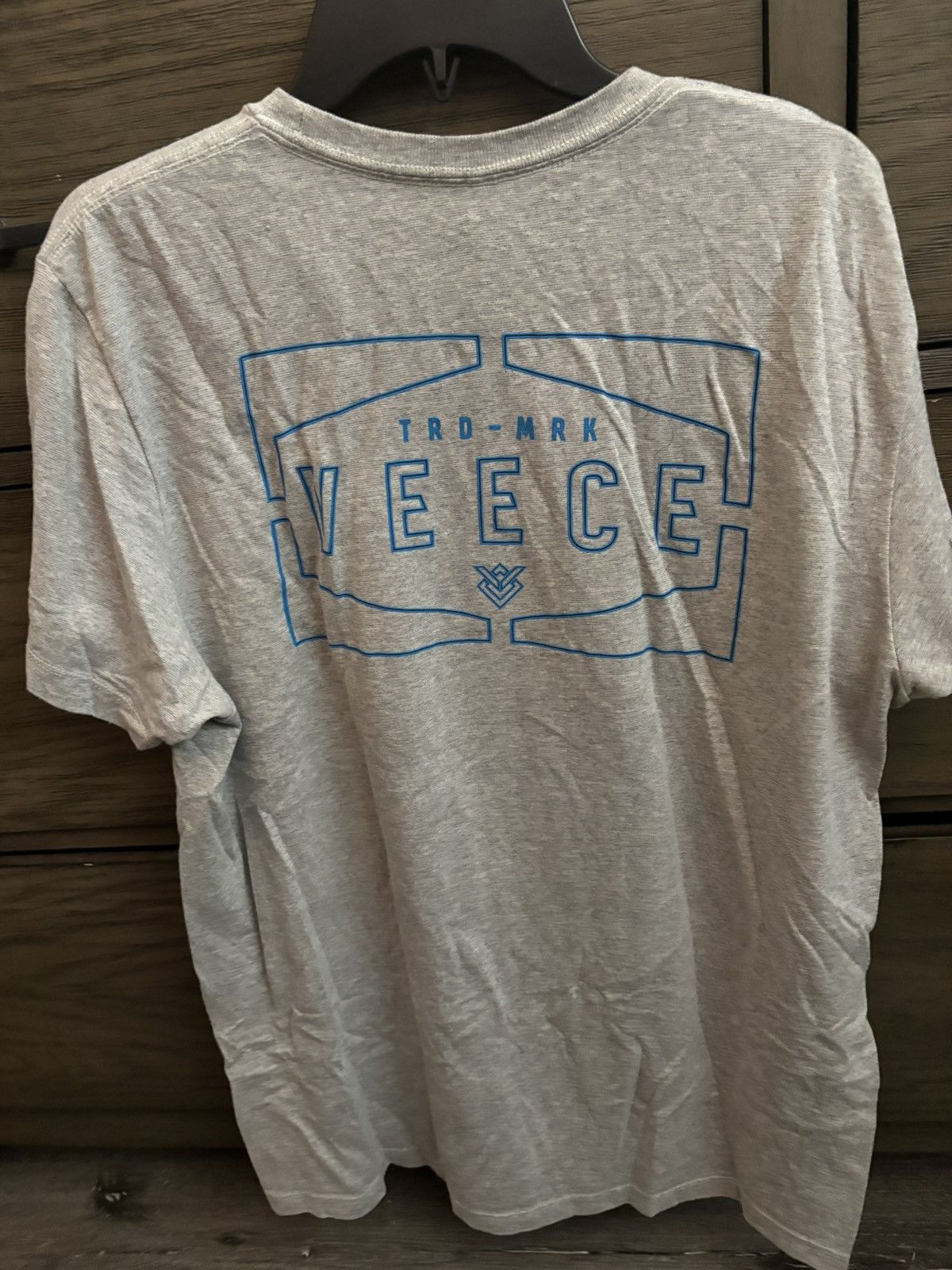 Other Veece Men’s White Blue Print Graphic Logo T-Shirt Size Large Size US L / EU 52-54 / 3 - 2 Thumbnail