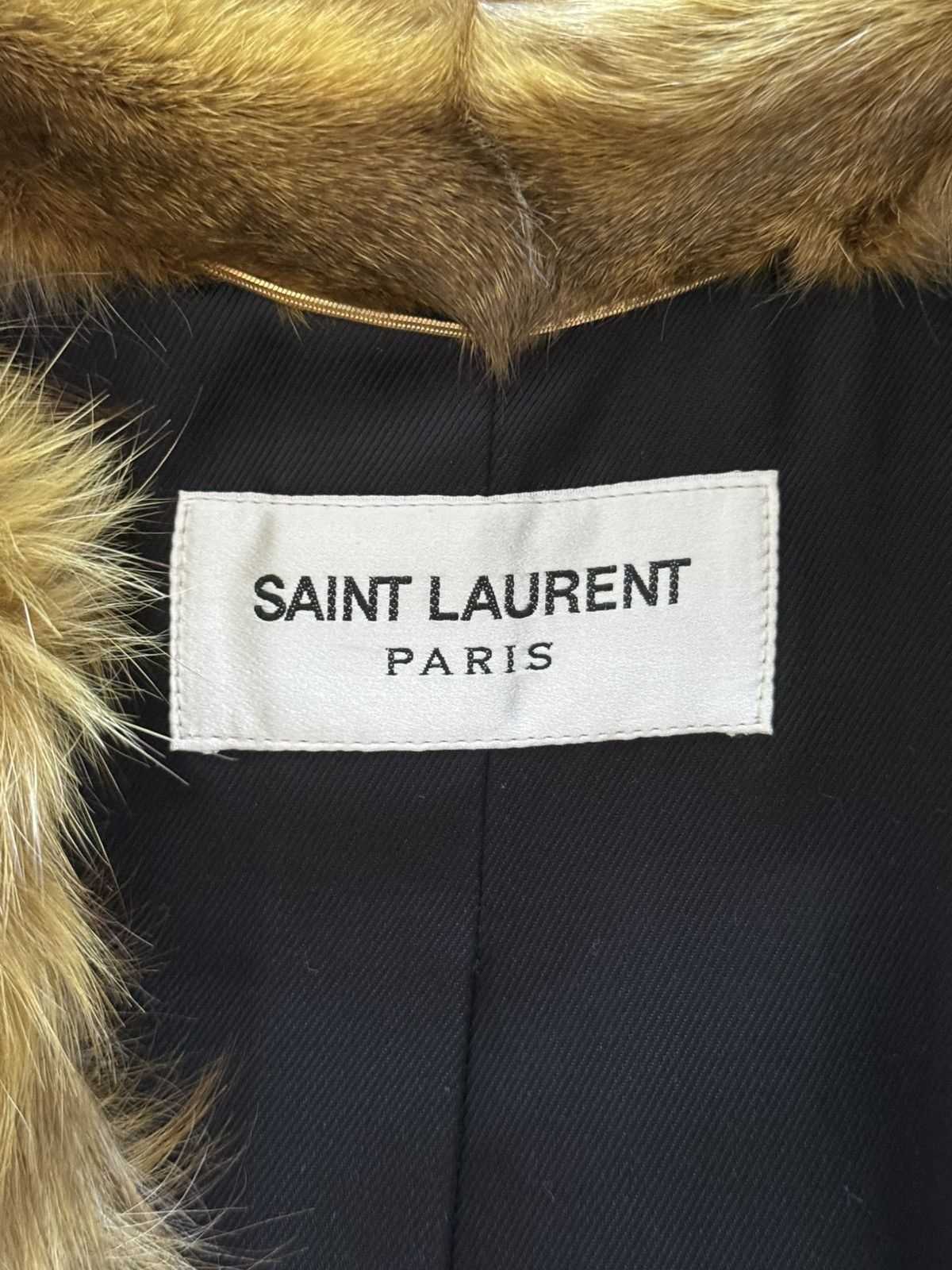 Saint Laurent Paris Saint Laurent Boxy Coat in Fox Fur Size XS / US 0-2 / IT 36-38 - 9 Thumbnail