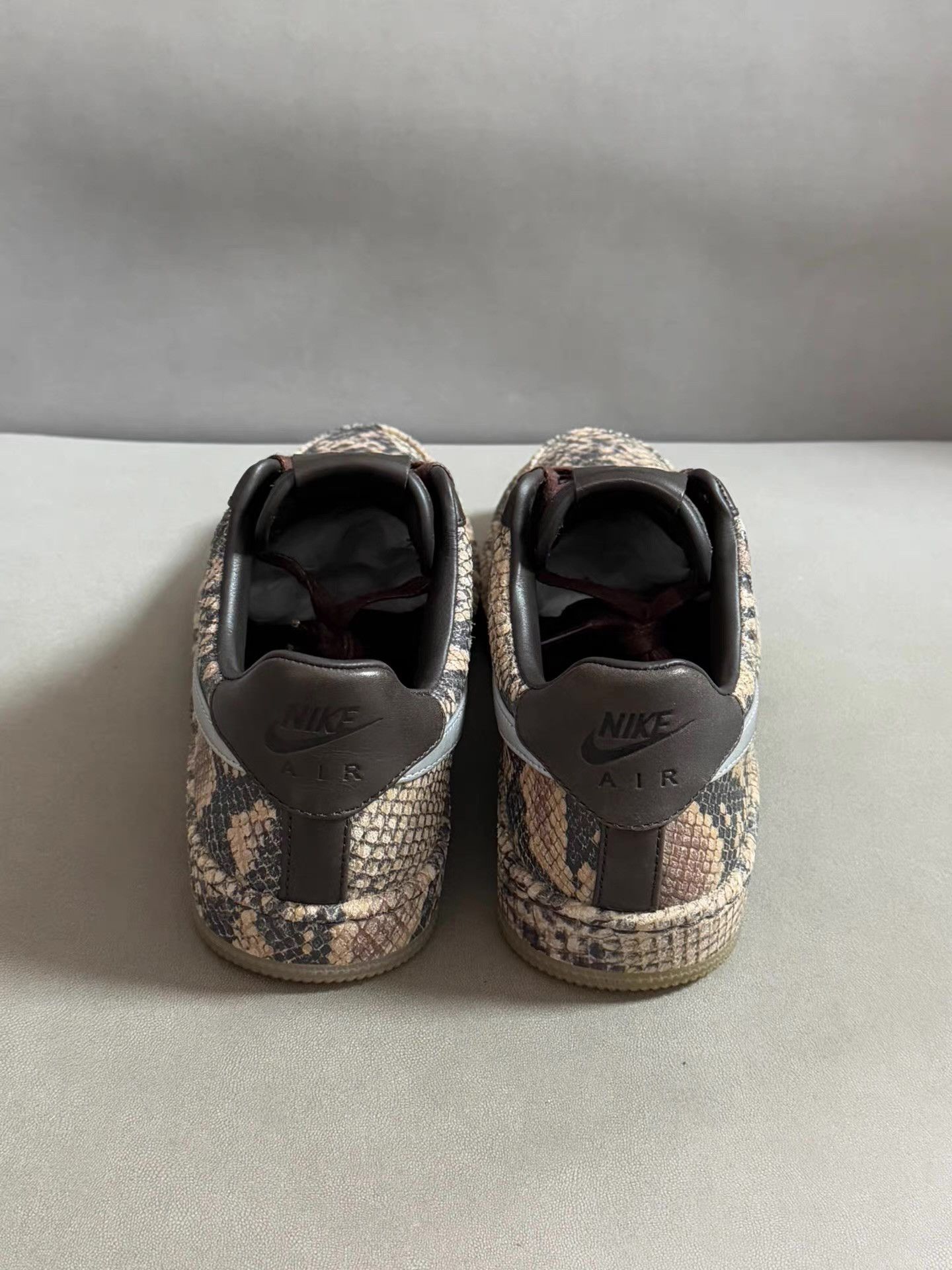 Nike Nike Air Force 1 Downtown Python PU skate shoes。 Ｑ20 Size US 8 / EU 41 - 4 Thumbnail