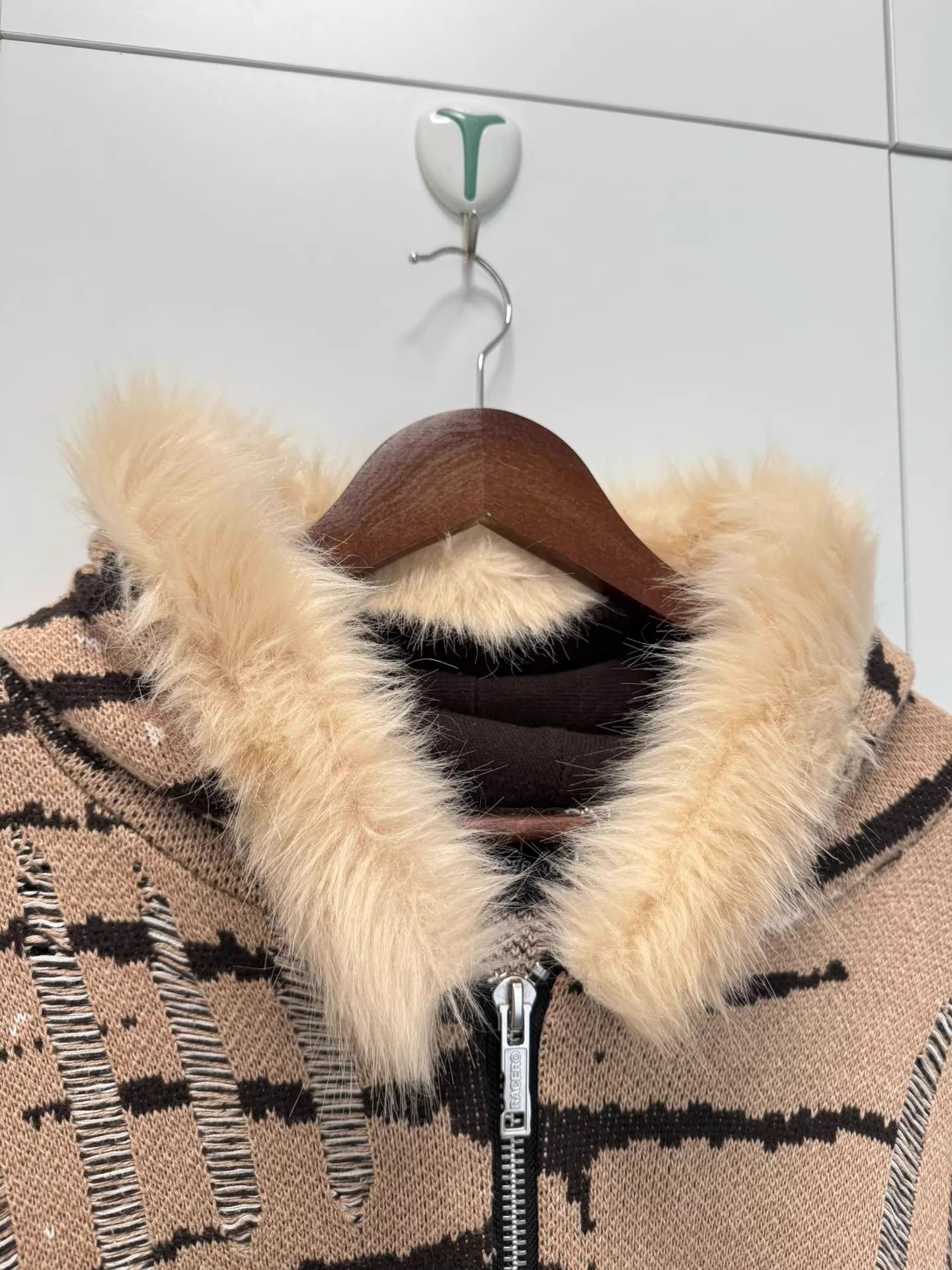Other racerworldwide tiger stripe fur collar zipper hoodie XL Size XL / US 12-14 / IT 48-50 - 3 Thumbnail