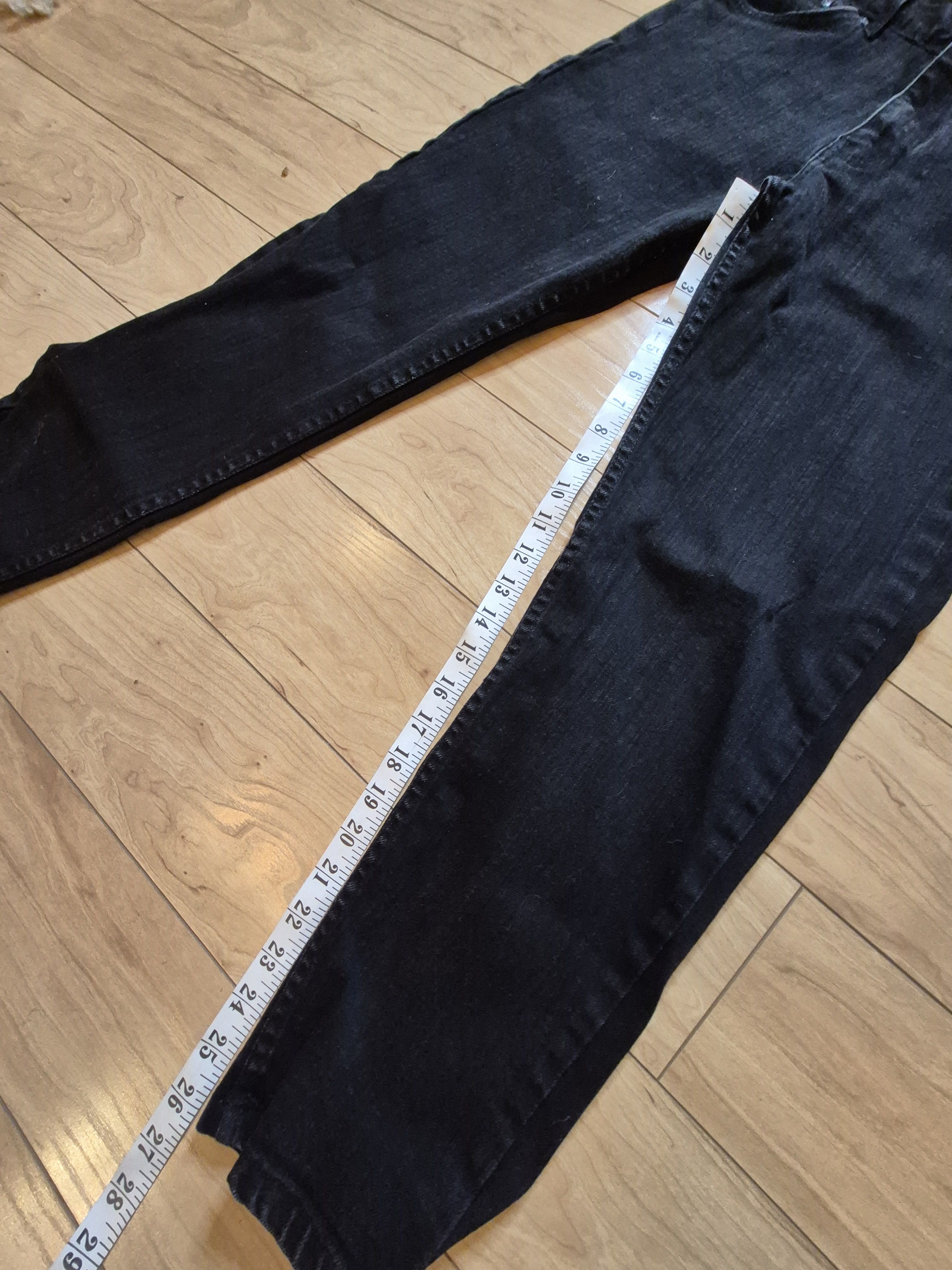 Naked & Famous Easy Guy Black Power Stretch Size US 31 - 6 Thumbnail