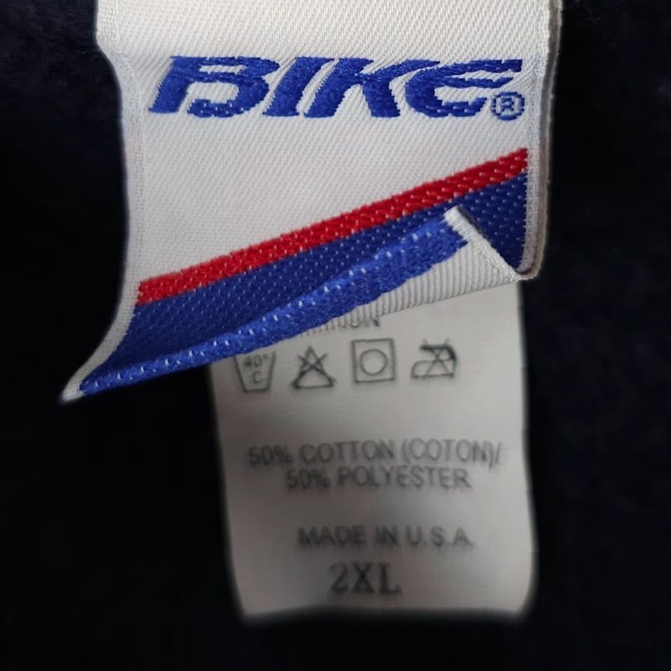 Vintage VINTAGE Bike Sweatshirt Mens 2XL Blue 90s Made In USA Shirt Crew Neck Sweatshirt Mens Blue 90s Bike Size US XXL / EU 58 / 5 - 4 Thumbnail