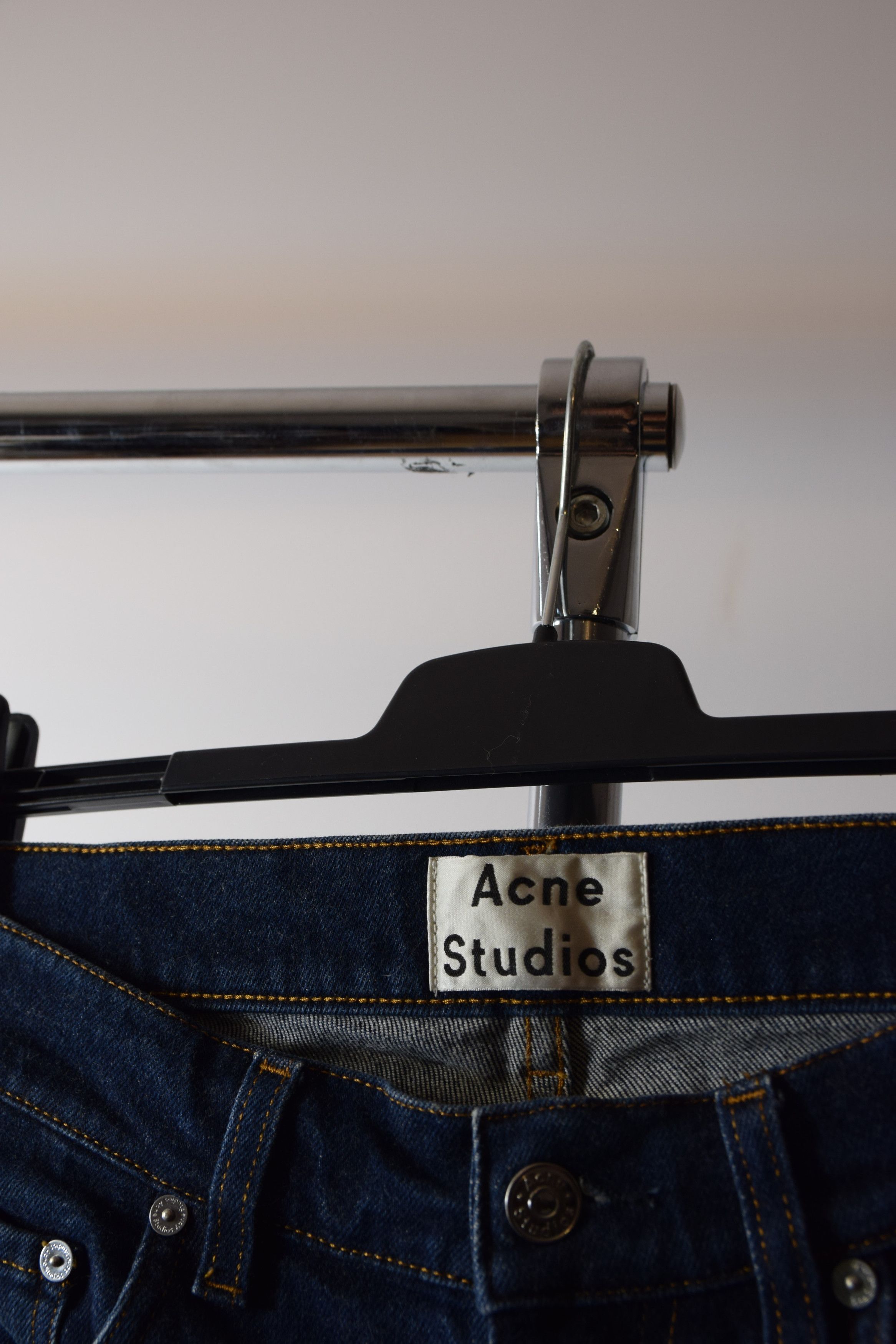 Acne Studios Acne Studios Ace RAW Washed Denim Pants SLIM SKINNY Size US 32 / EU 48 - 4 Thumbnail