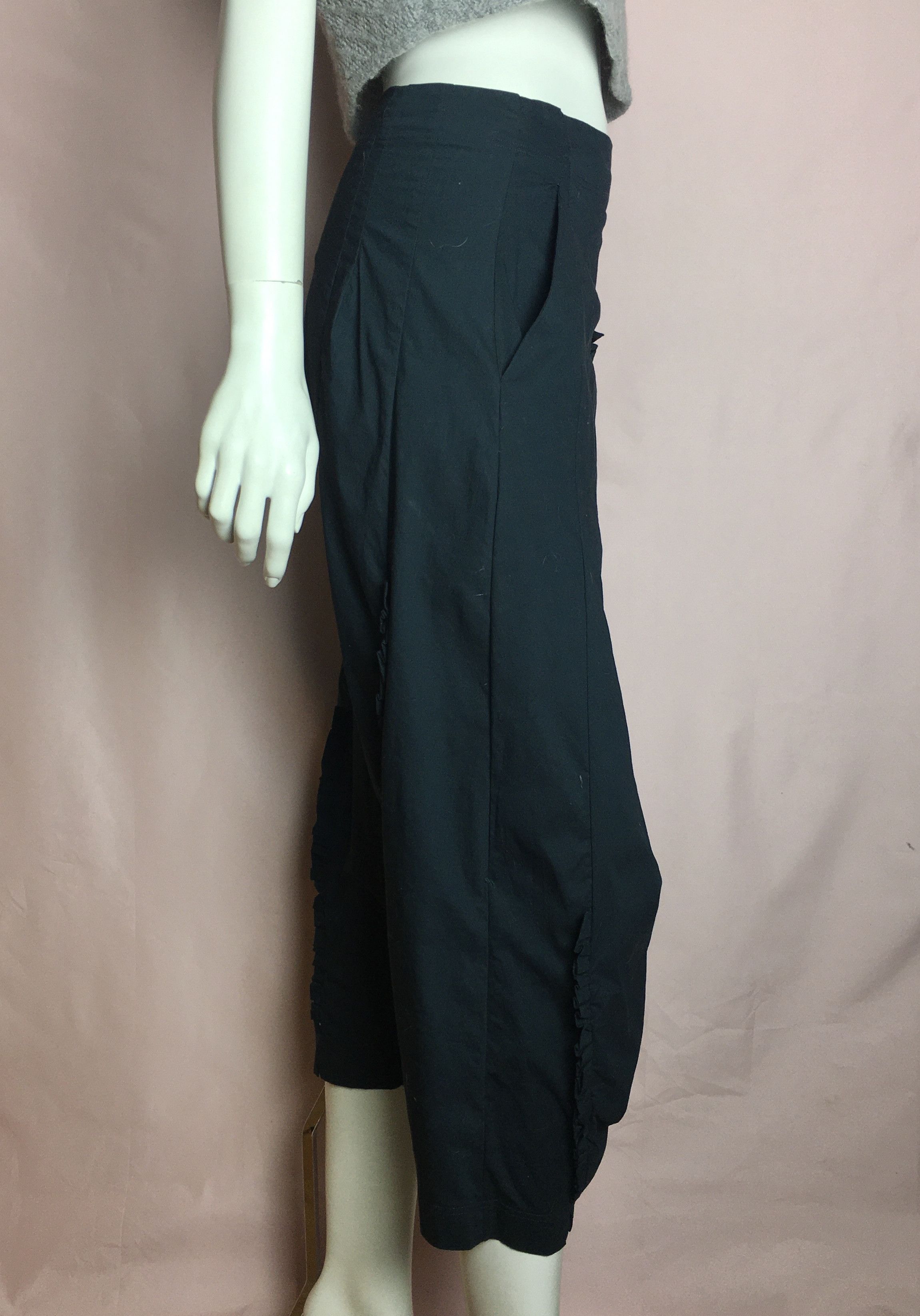 Rundholz Rundholz Black Label Drop Crotch Navy Avant-garde Pants Sz S Size 26" / US 2 / IT 38 - 3 Thumbnail
