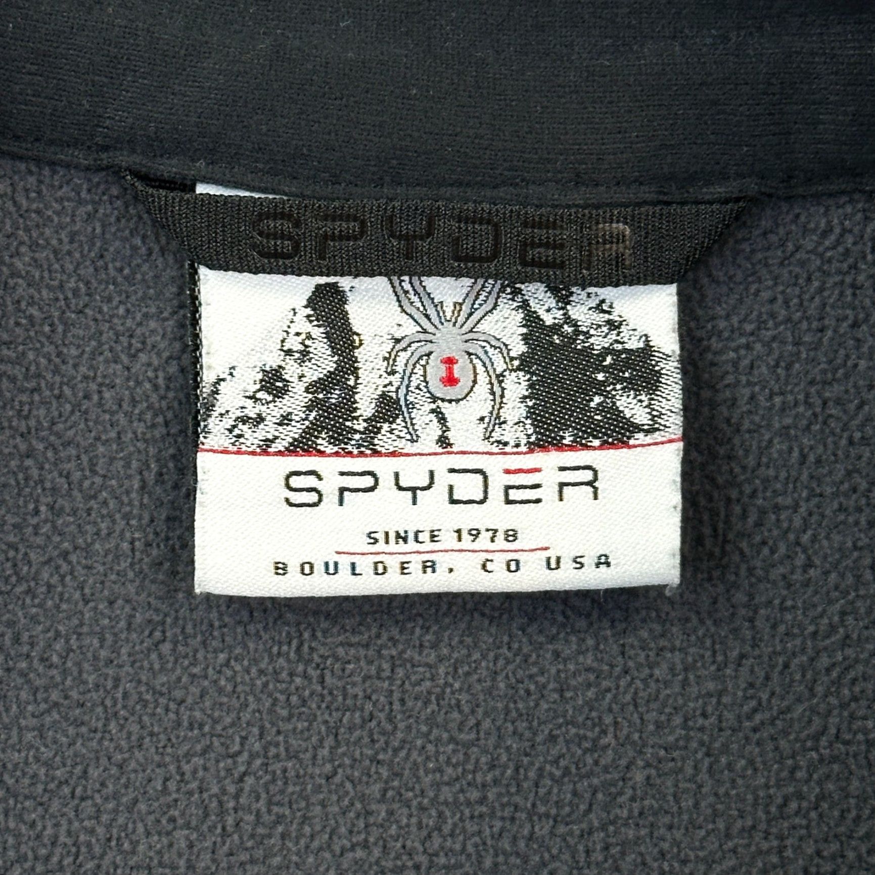 Spyder Spyder Outbound Sweatshirt Mens Medium Gray Black Waffle Knit 1/2 Zip Pullover Size US M / EU 48-50 / 2 - 6 Thumbnail