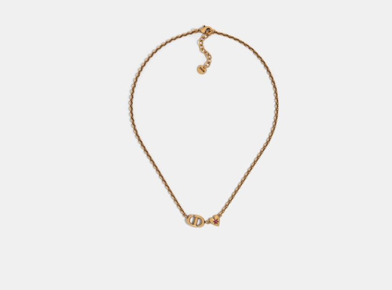 Dior o1w1db10325 Size: OS / N2866 Charms Necklace in Gold Size ONE SIZE - 1 Thumbnail