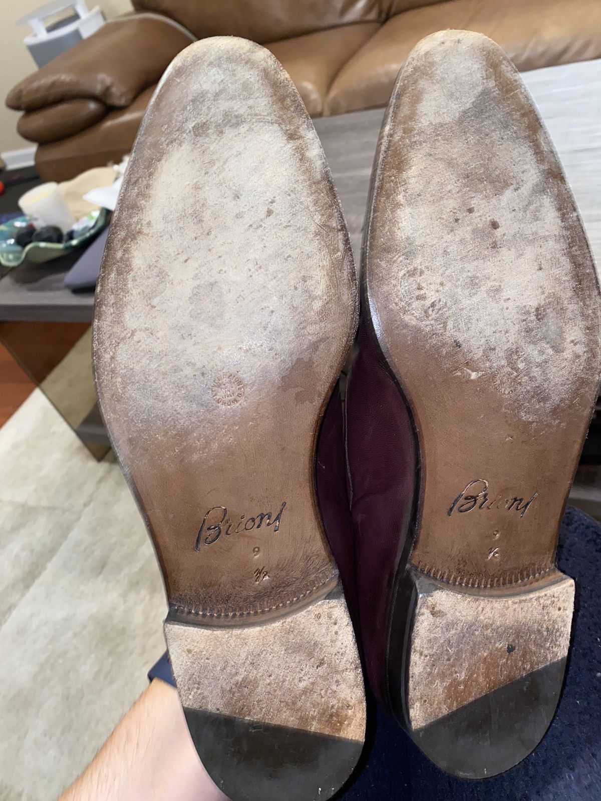 Brioni Brioni Wine Dress Shoes Size US 9.5 / EU 42-43 - 5 Thumbnail