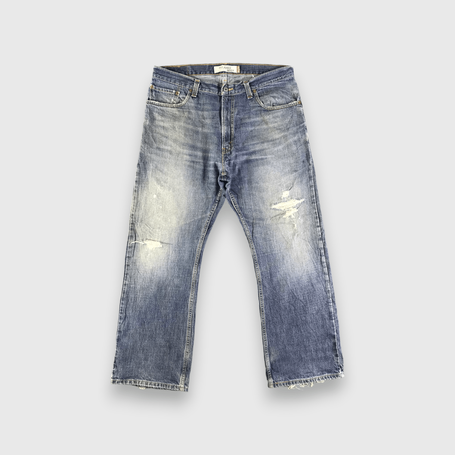 Levi's Vintage Blue Wash Levis 557 Flare Jeans-J4451 Size US 38 / EU 54 - 1 Thumbnail