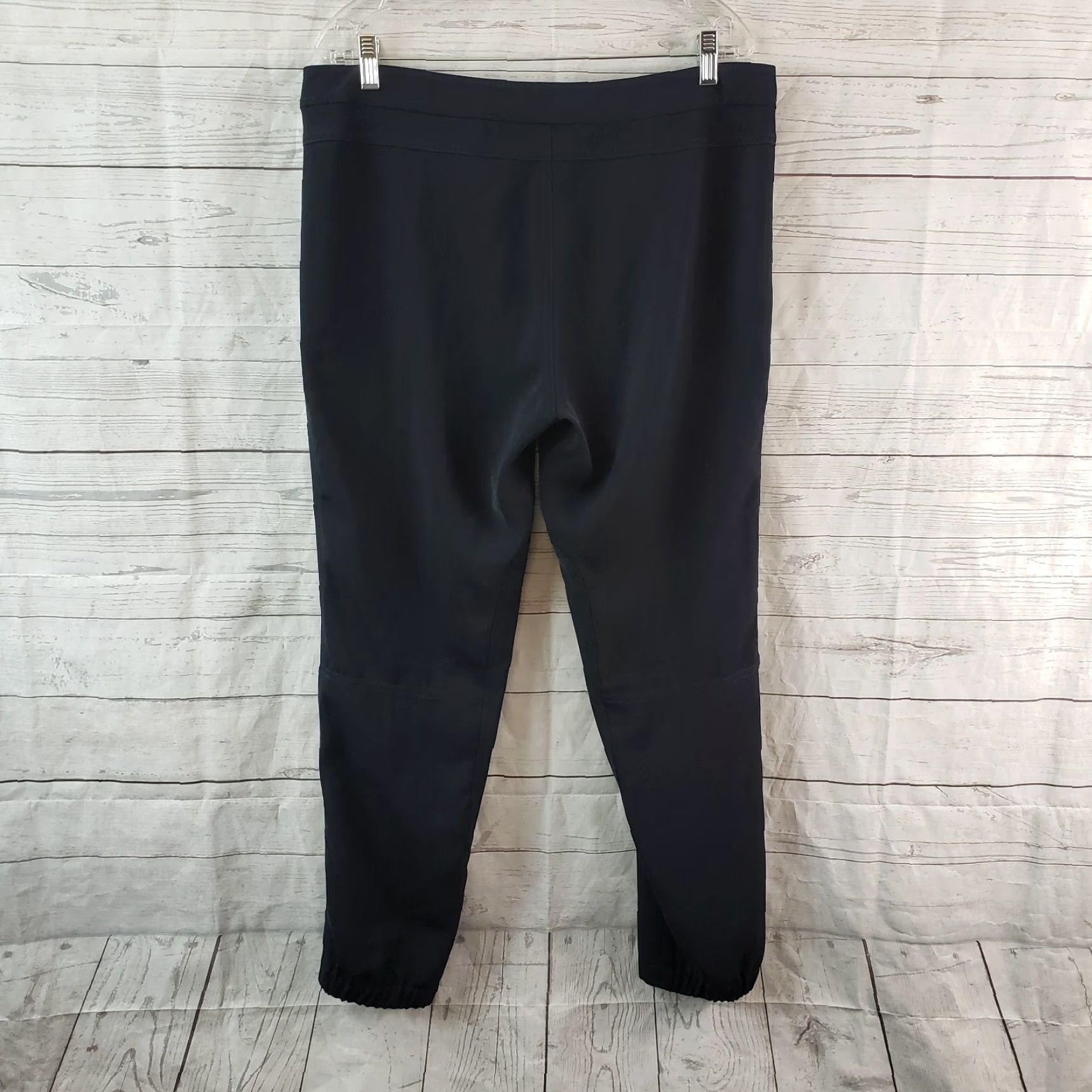 Vince Vince Womens Patchwork Cargo Pants Sz 12 Blue Zip Pockets Tapered Leg Size 34" / US 12 / IT 48 - 3 Thumbnail