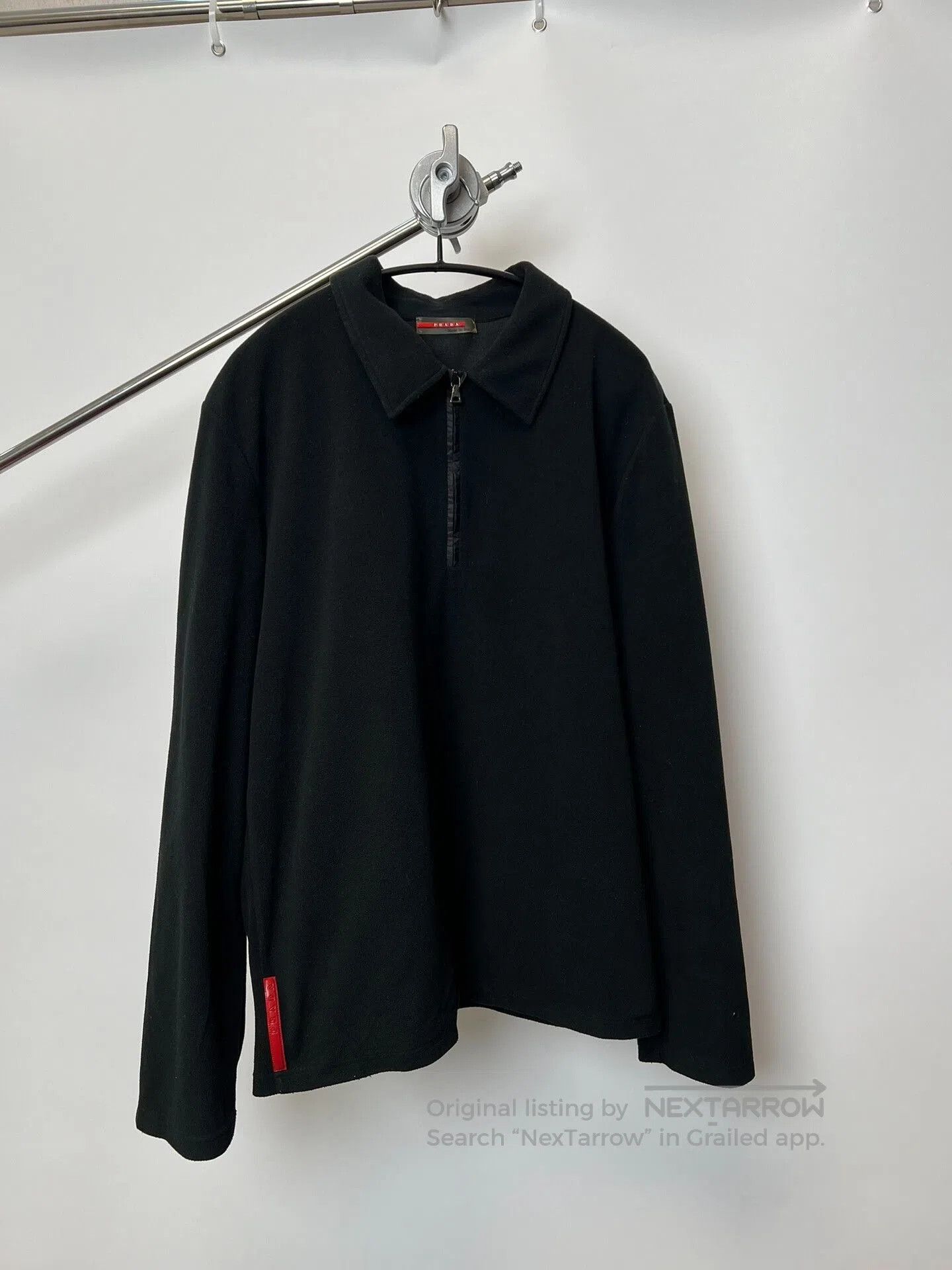 Prada Prada Vintage Sports Half-Zip Fleece Jacket. Size US XL / EU 56 / 4 - 2 Thumbnail