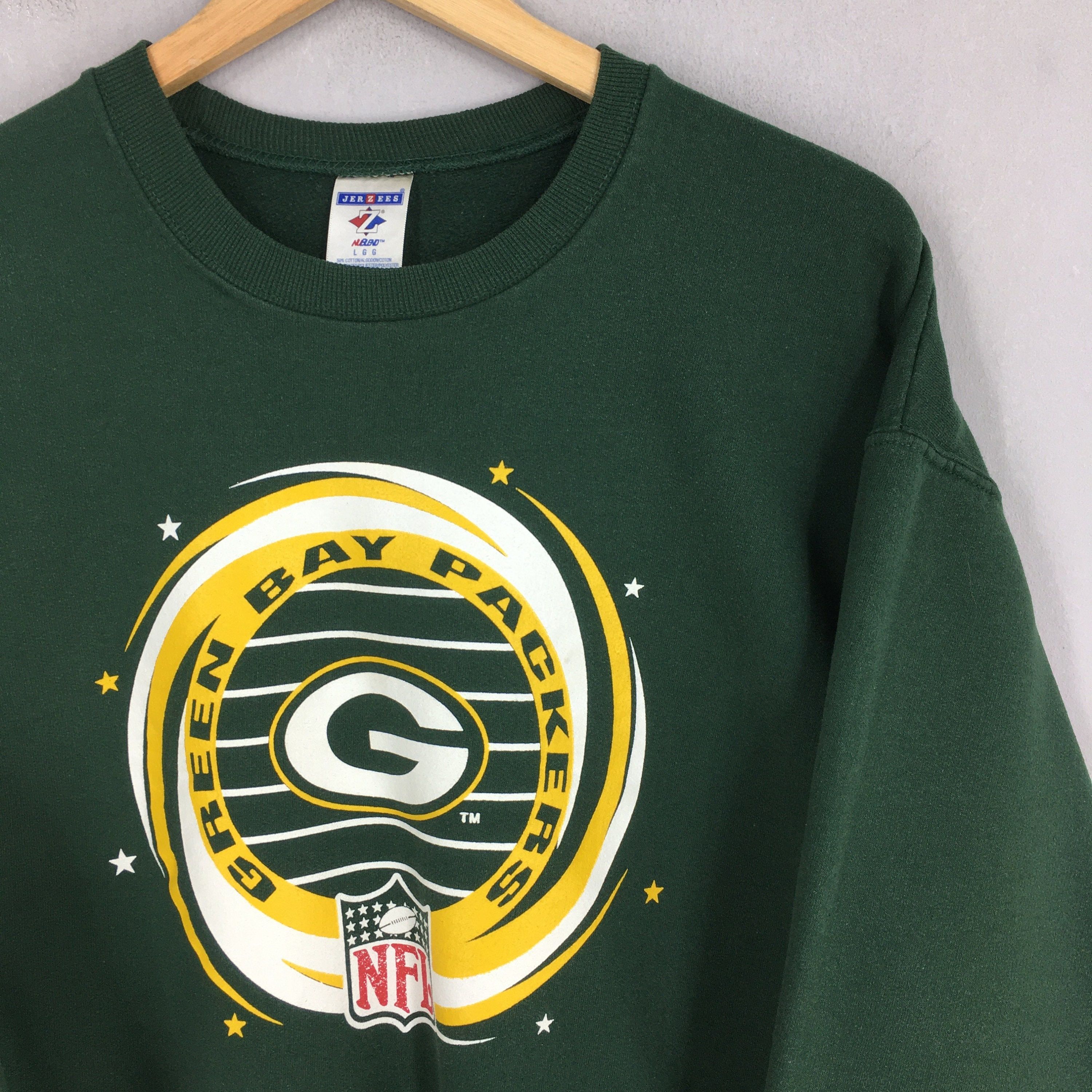 NFL Vintage Green Bay Packers Football NFC Sweatshirt Large Size US L / EU 52-54 / 3 - 2 Thumbnail