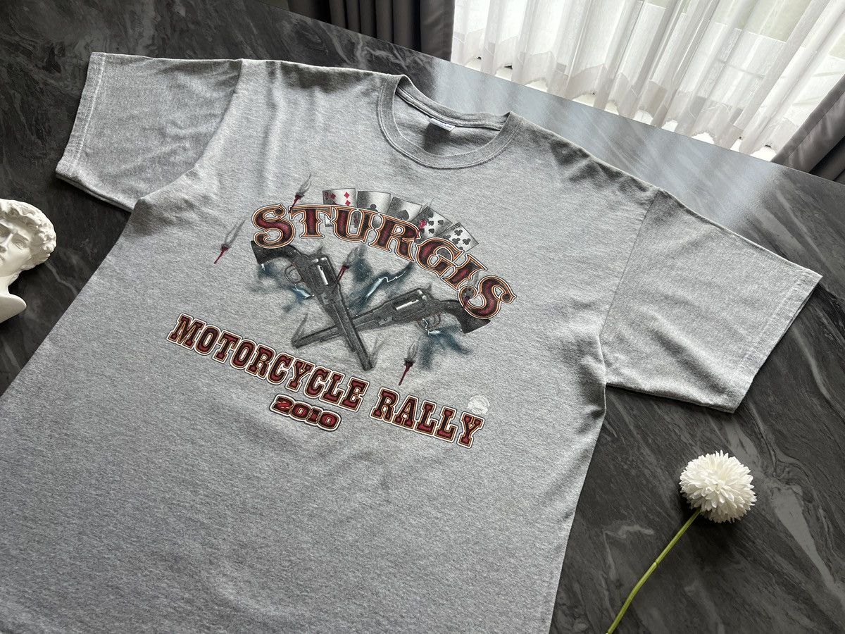 Harley Davidson × Other × Vintage Sturgis : Motorcycle Rally 2010 Gun And Card State Flush Size US XL / EU 56 / 4 - 1 Thumbnail