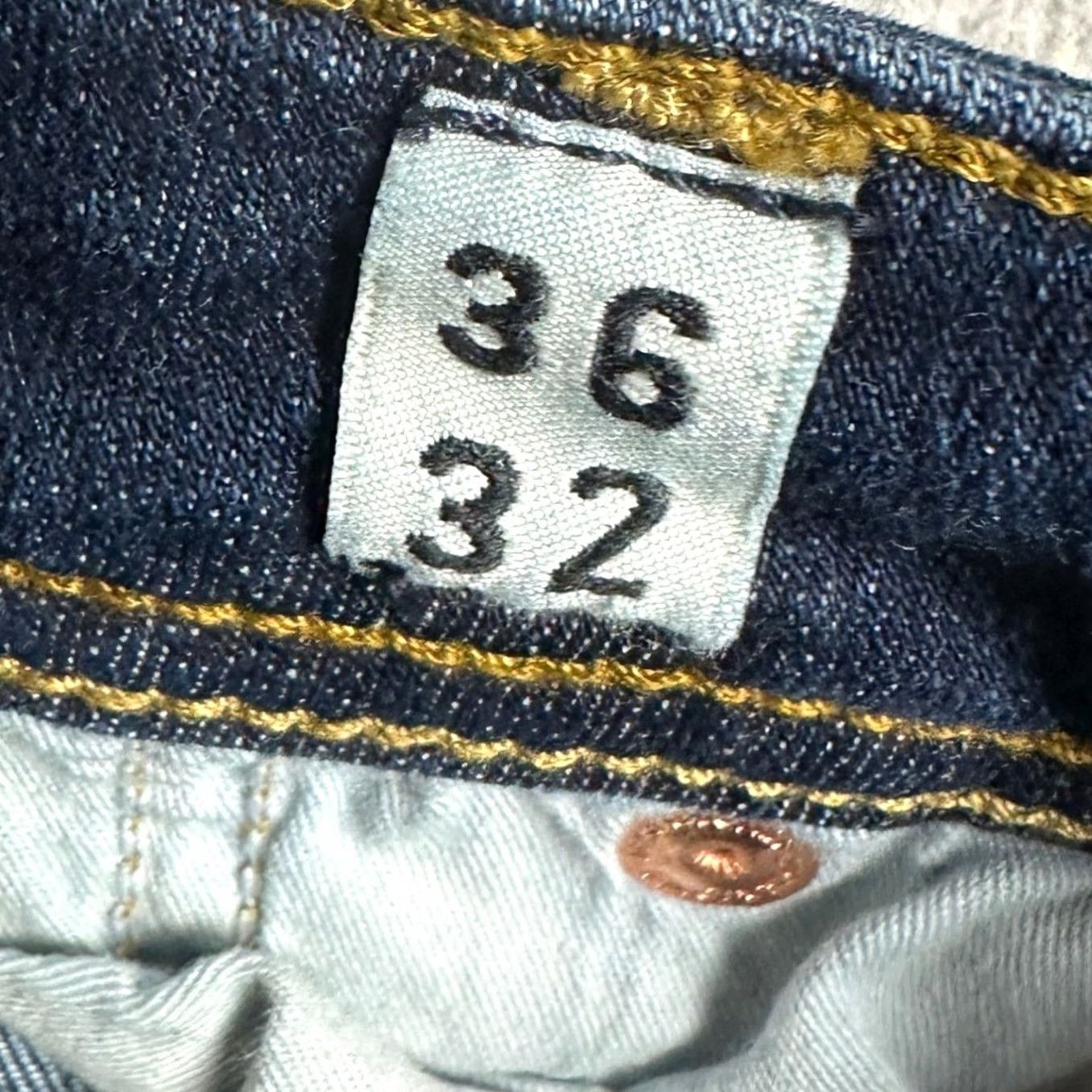 Jack & Jones Jack & Jones Tim Jeans Intelligence Slim Fit 36x32 Blue Denim Stretch 5-Pocket Mens Jeans Size US 36 / EU 52 - 4 Thumbnail