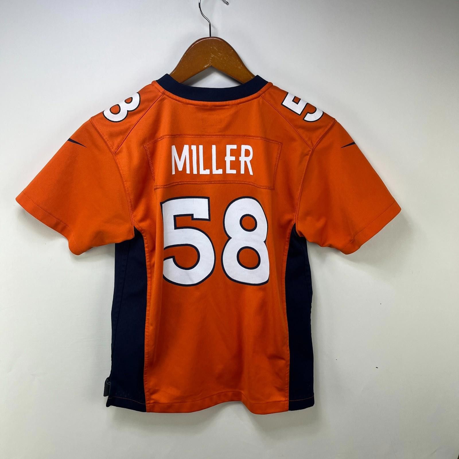 Nike Vintage Denver Broncos Miller Nike Jersey Youth Medium Size ONE SIZE - 5 Thumbnail
