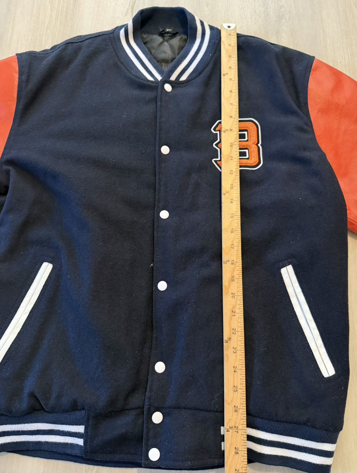 Vintage Vintage Wool Varsity Bomber Broncos Faux Leather Sleeves 2X Size US XXL / EU 58 / 5 - 12 Thumbnail