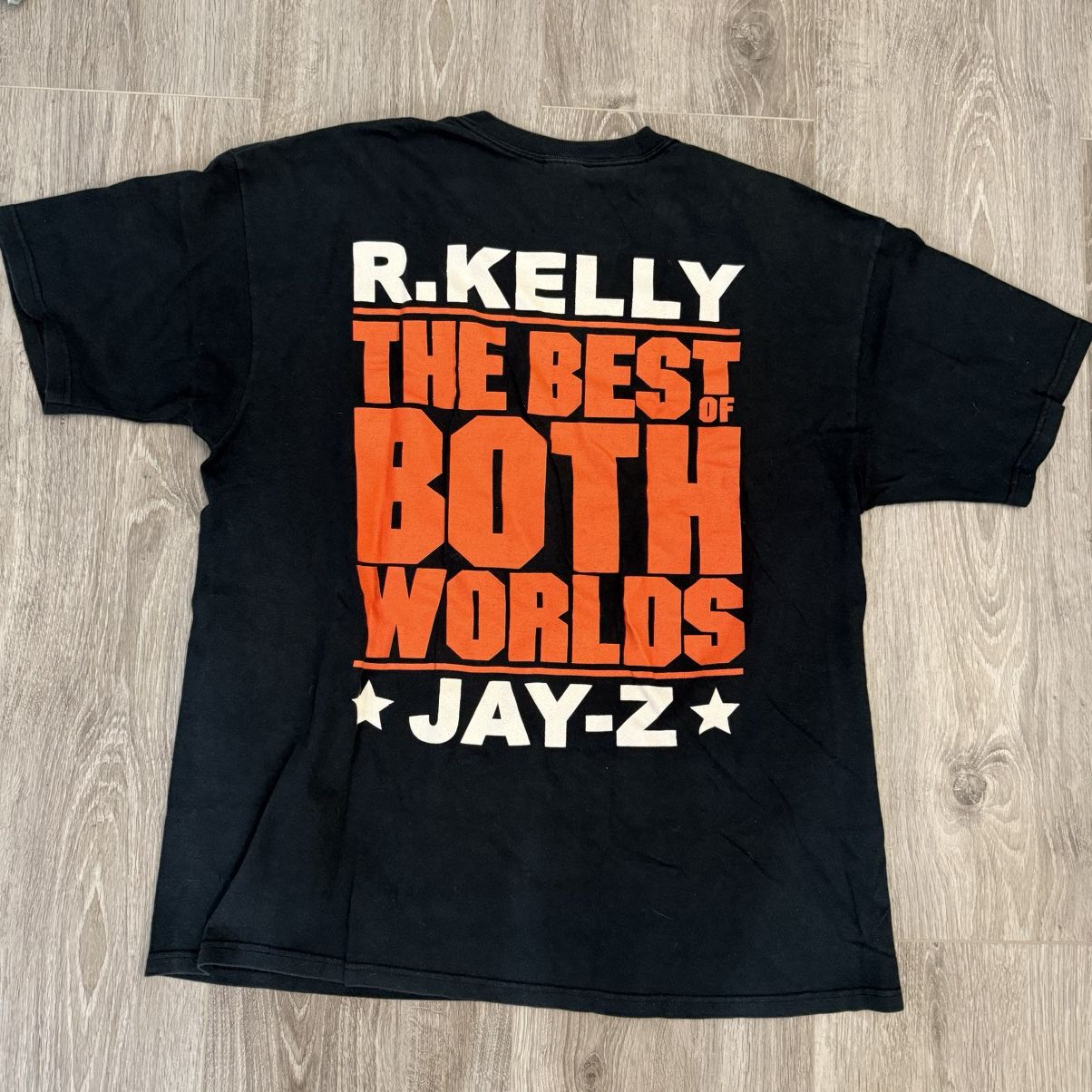 Vintage R Kelley x Jay Z Best of Both Worlds Rap Tee Size US XL / EU 56 / 4 - 4 Thumbnail