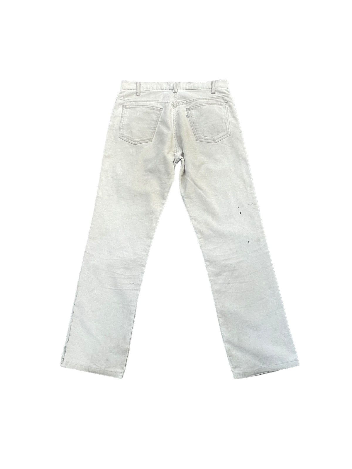 Levi's Vintage 80’s Levis Coduroy White Tab Painted Stain Size US 33 - 6 Thumbnail