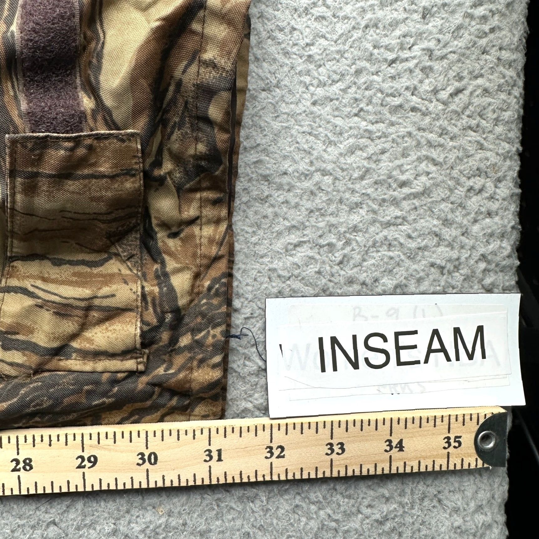 Realtree VINTAGE Realtree Weather-Rite Tree Camo Hunting Overalls Pants Men XL 31" Inseam Size US 36 / EU 52 - 7 Thumbnail