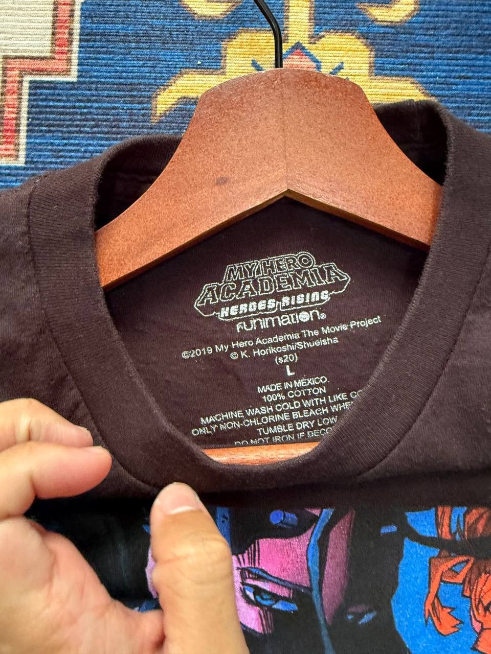 Anime Very Rare Anime My Hero Academia Movie Poster Tshirt Size US L / EU 52-54 / 3 - 4 Thumbnail