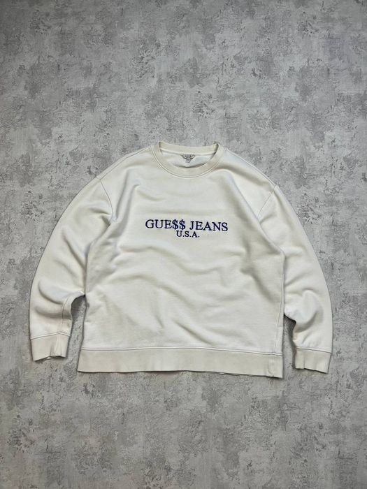 Guess asap rocky white sweatshirt on sale