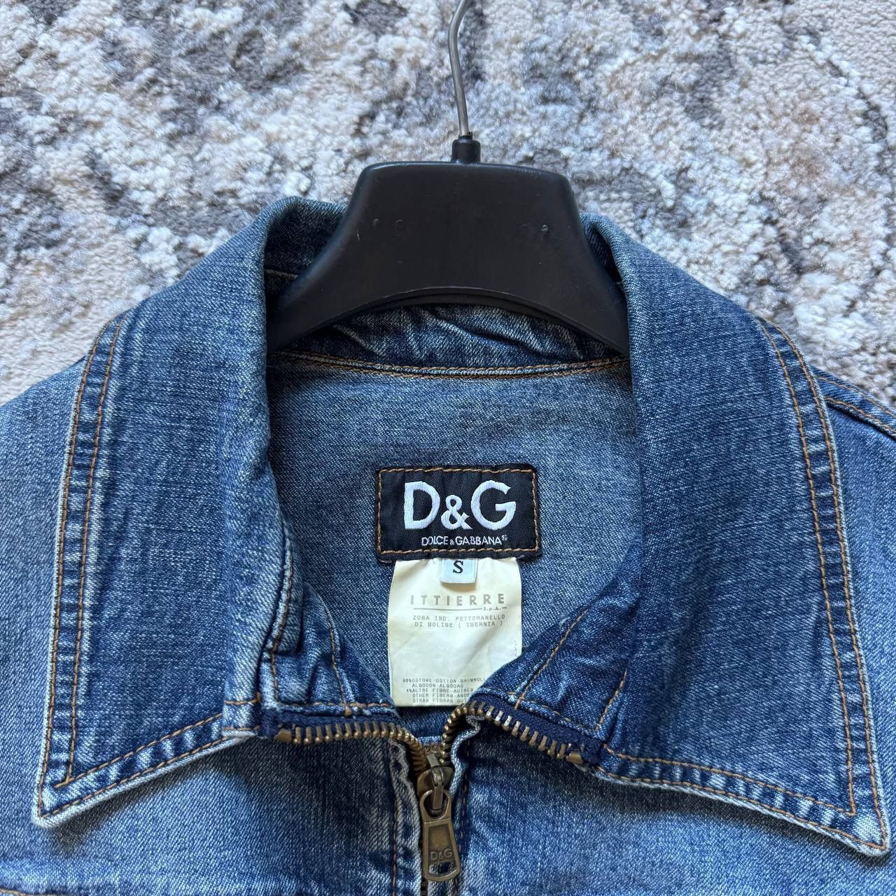 Dolce & Gabbana Dolce Gabbana Vintage Washed Retro Boho Trucker Denim Jacket Size S / US 4 / IT 40 - 7 Thumbnail