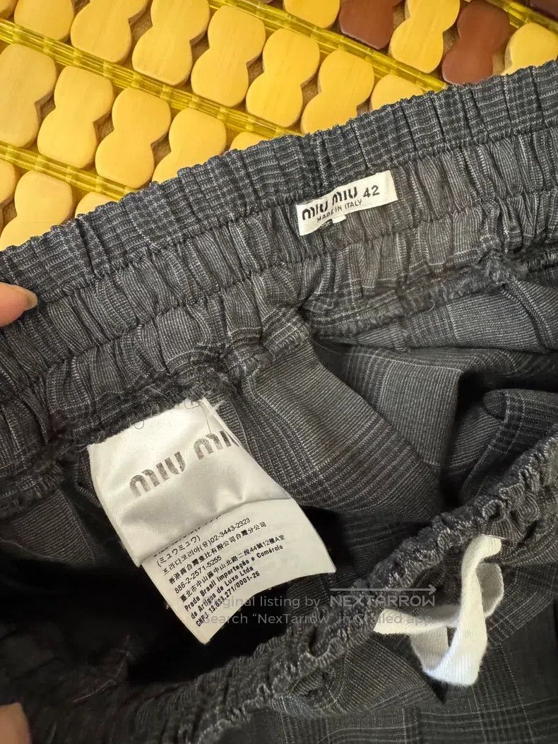 Miu Miu Miu Miu 42 Full wool suit fabric long skirt Size 41" - 3 Thumbnail
