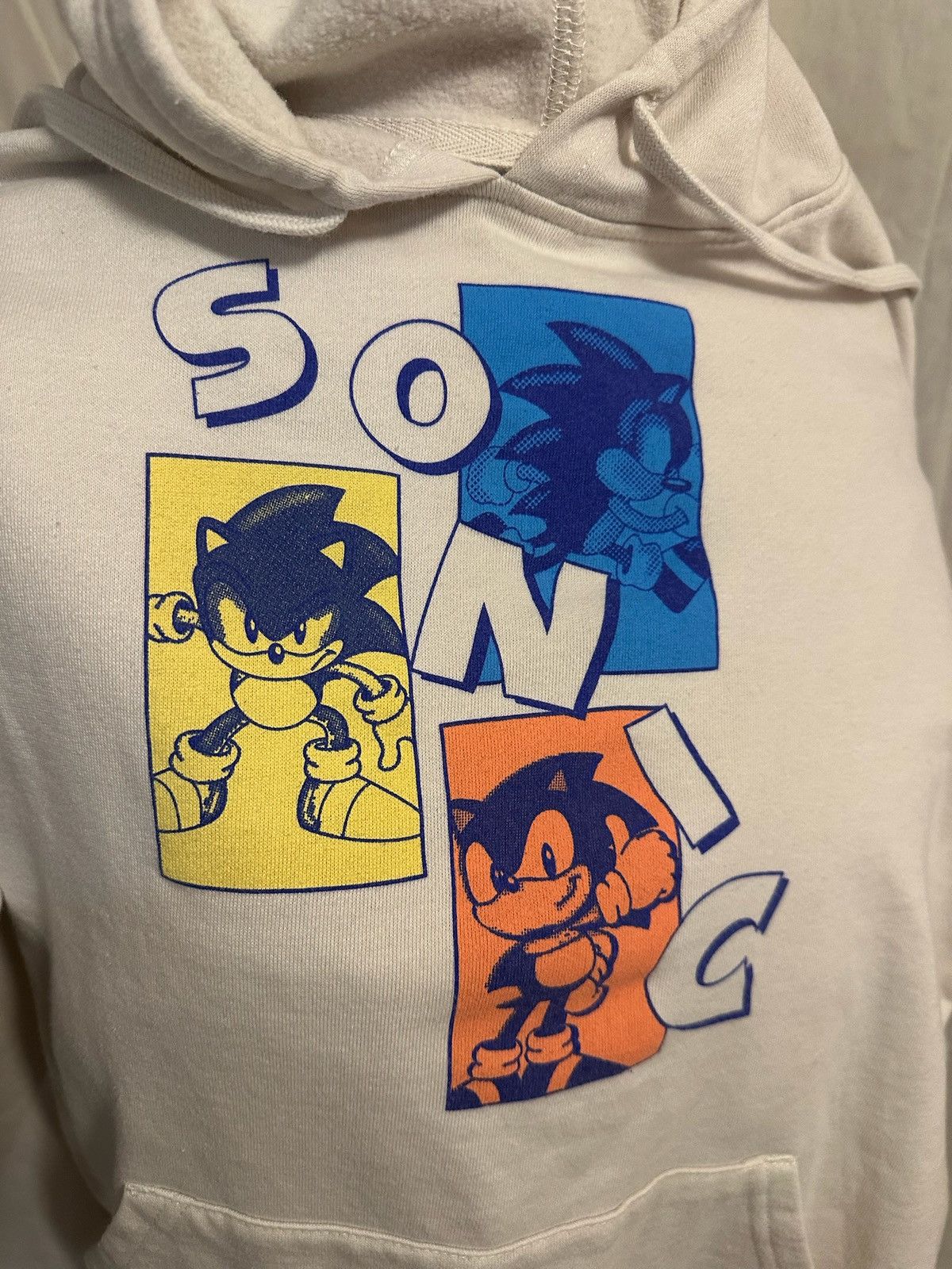 Other Sonic the Hedgehog Hoodie White Sz M Size US M / EU 48-50 / 2 - 1 Thumbnail