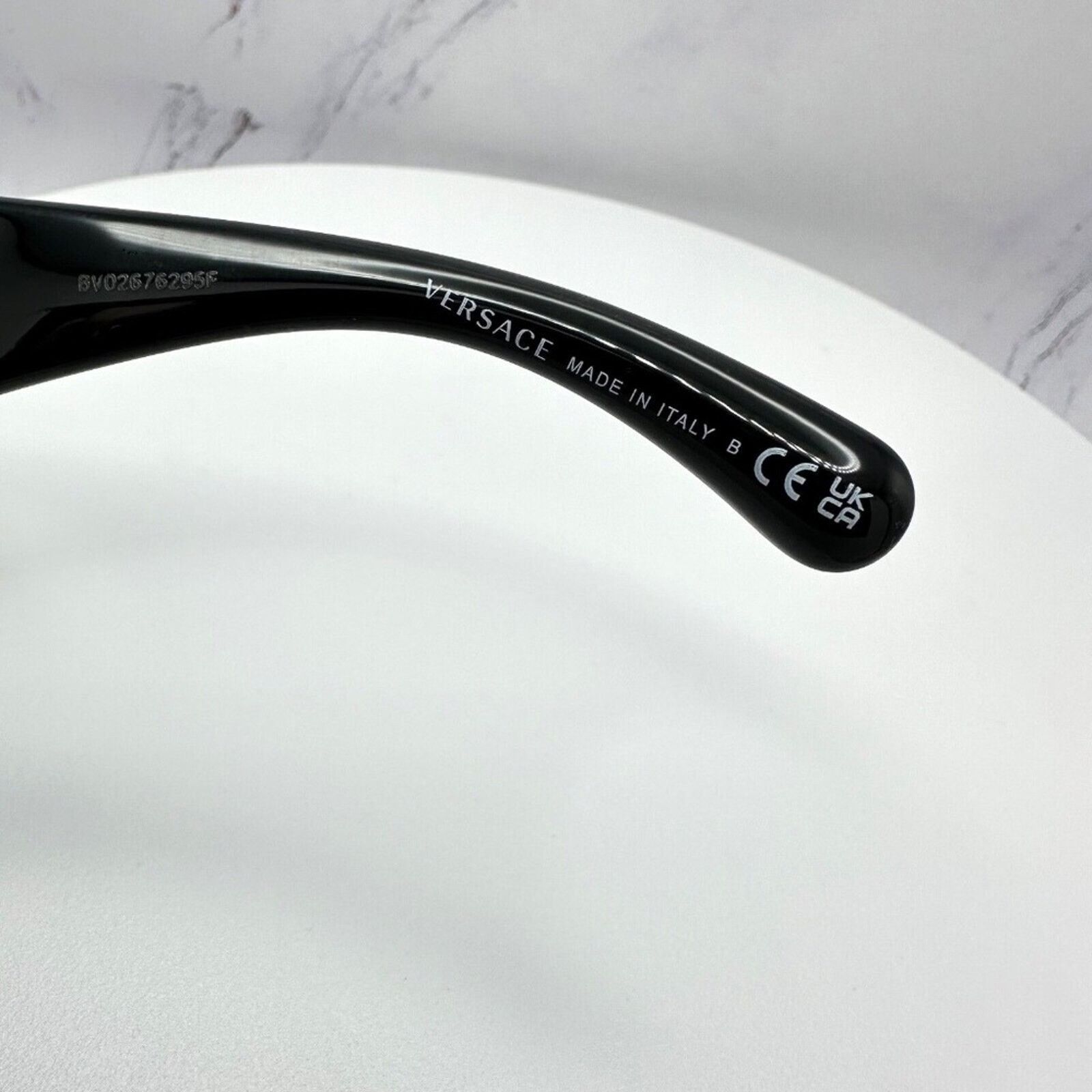 Versace NEW Versace Sunglasses Black Gold Medusa Logo Chain Arms Size ONE SIZE - 12 Thumbnail