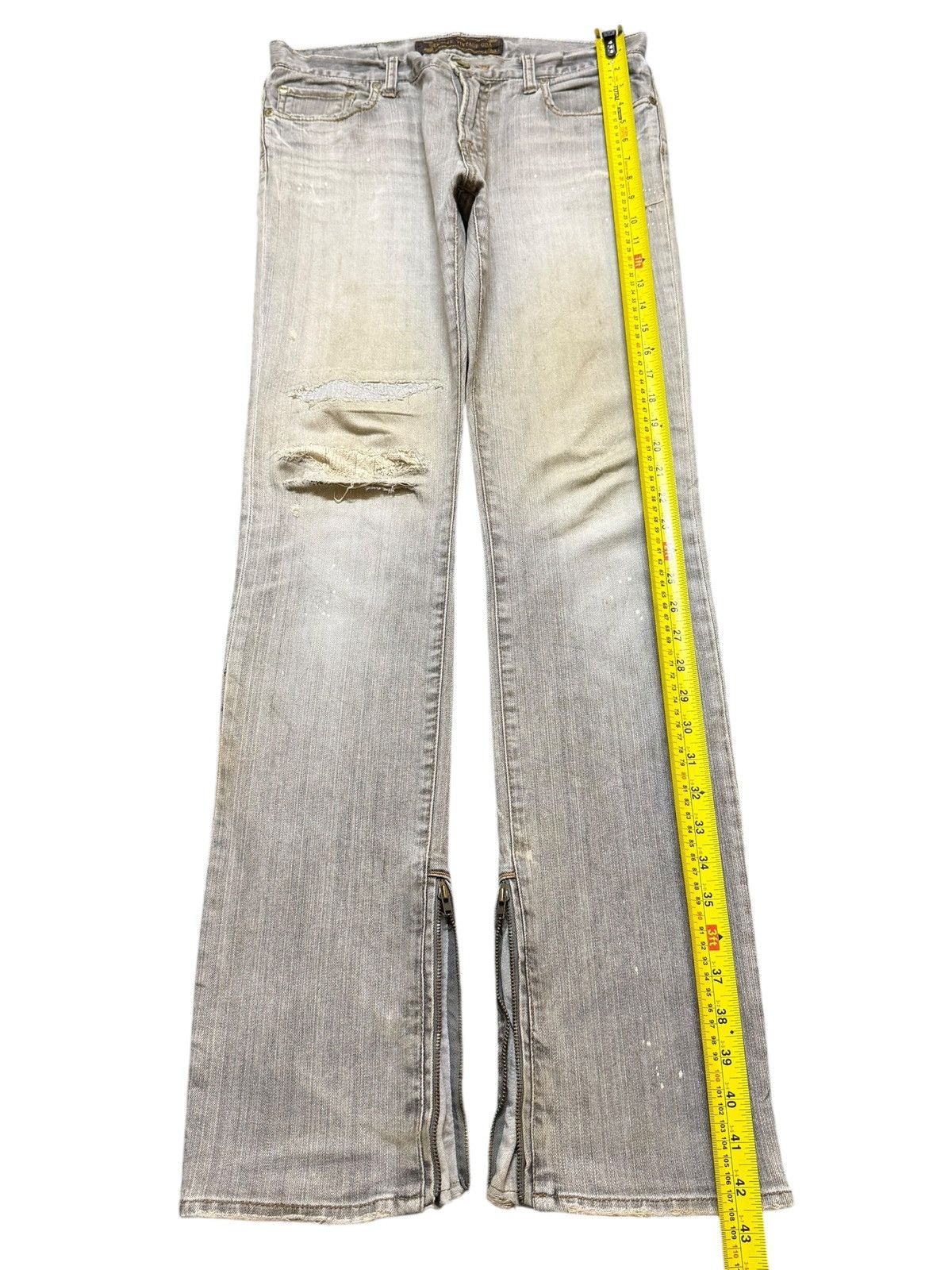 GOA Vintage GOA Mud Wash Faded Style Distressed Style Jeans Size US 30 / EU 46 - 13 Thumbnail