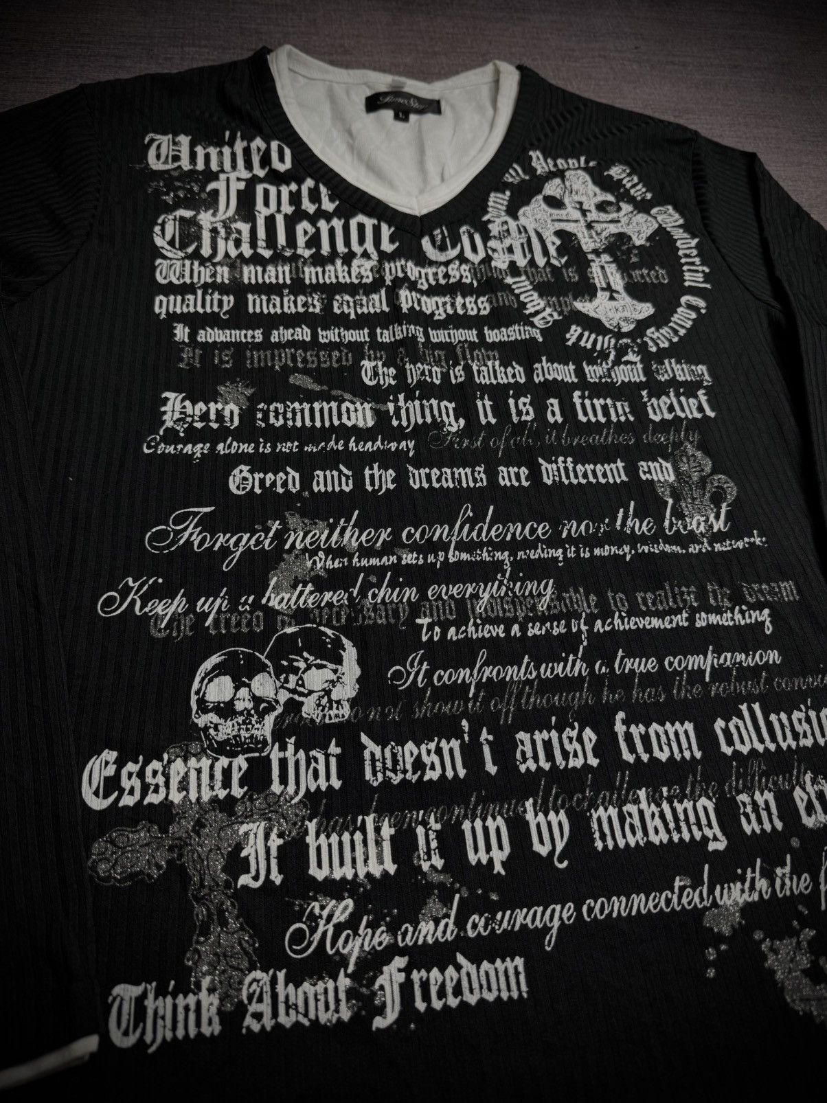 Hysteric Glamour Time step ifsix style long sleeve Size US M / EU 48-50 / 2 - 3 Thumbnail