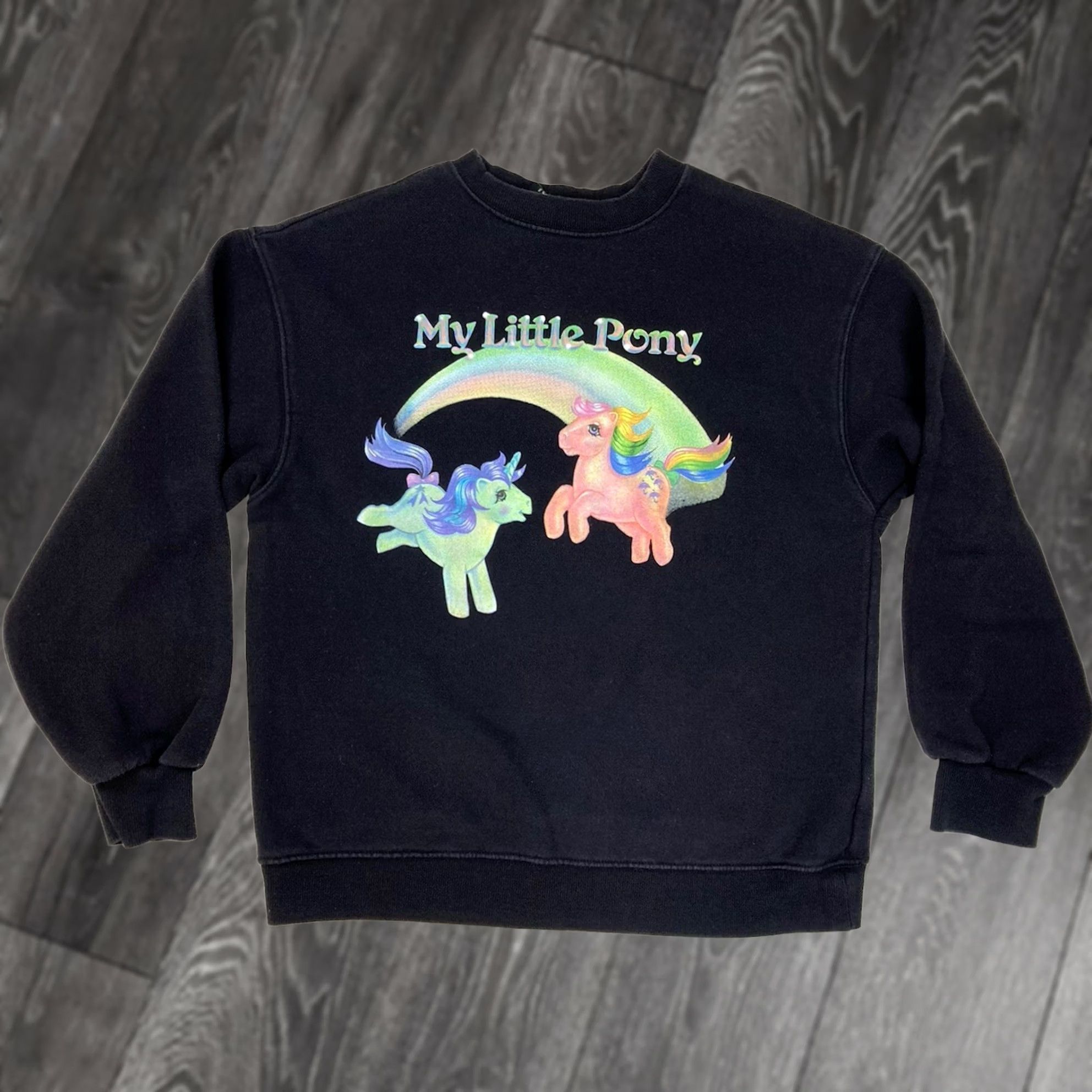 H&M VINTAGE H&M My Little Pony Graphic Crewneck Sweatshirt Women XS Black Size XS / US 0-2 / IT 36-38 - 1 Thumbnail